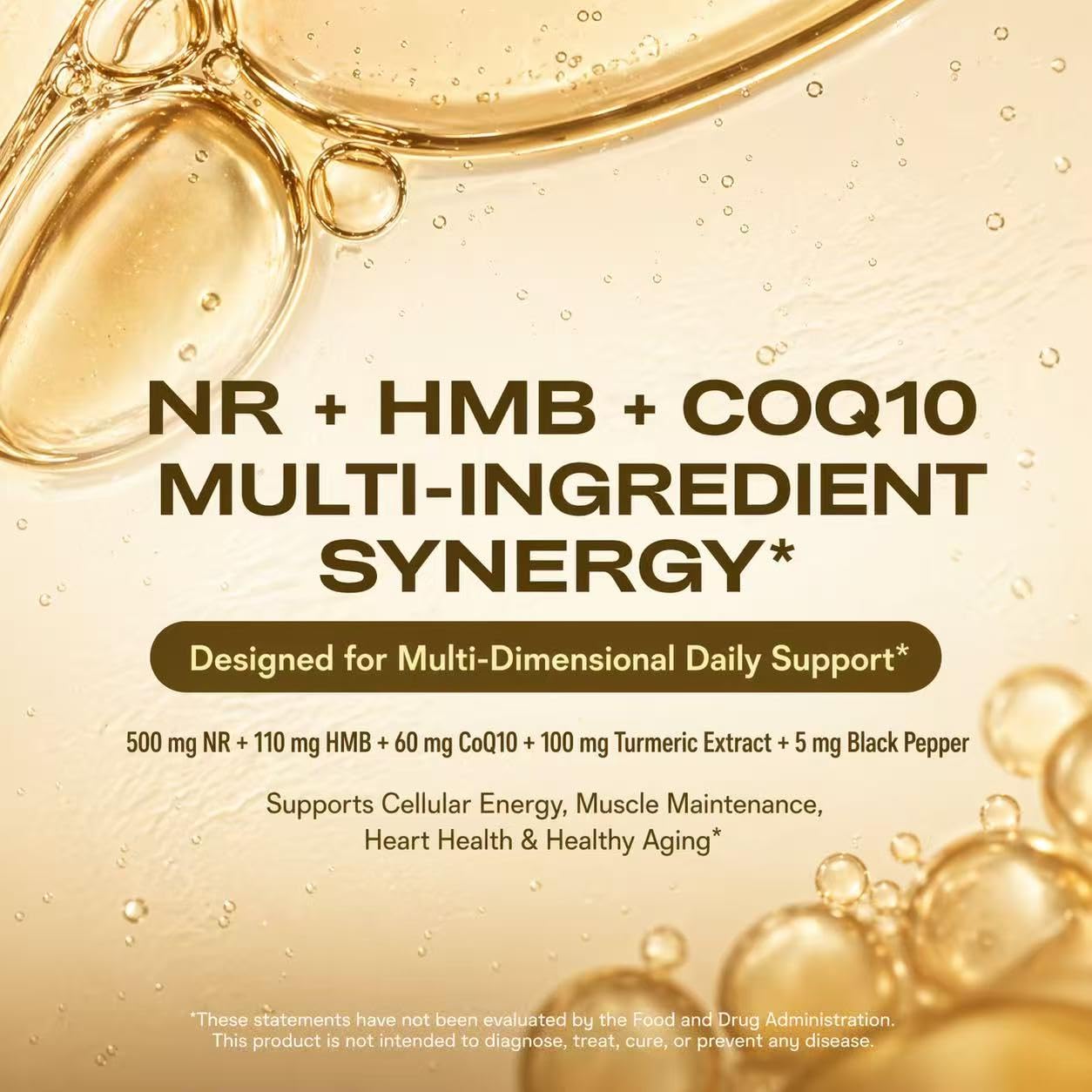 GenBench NAD+ Supplement Capsule 60 Count