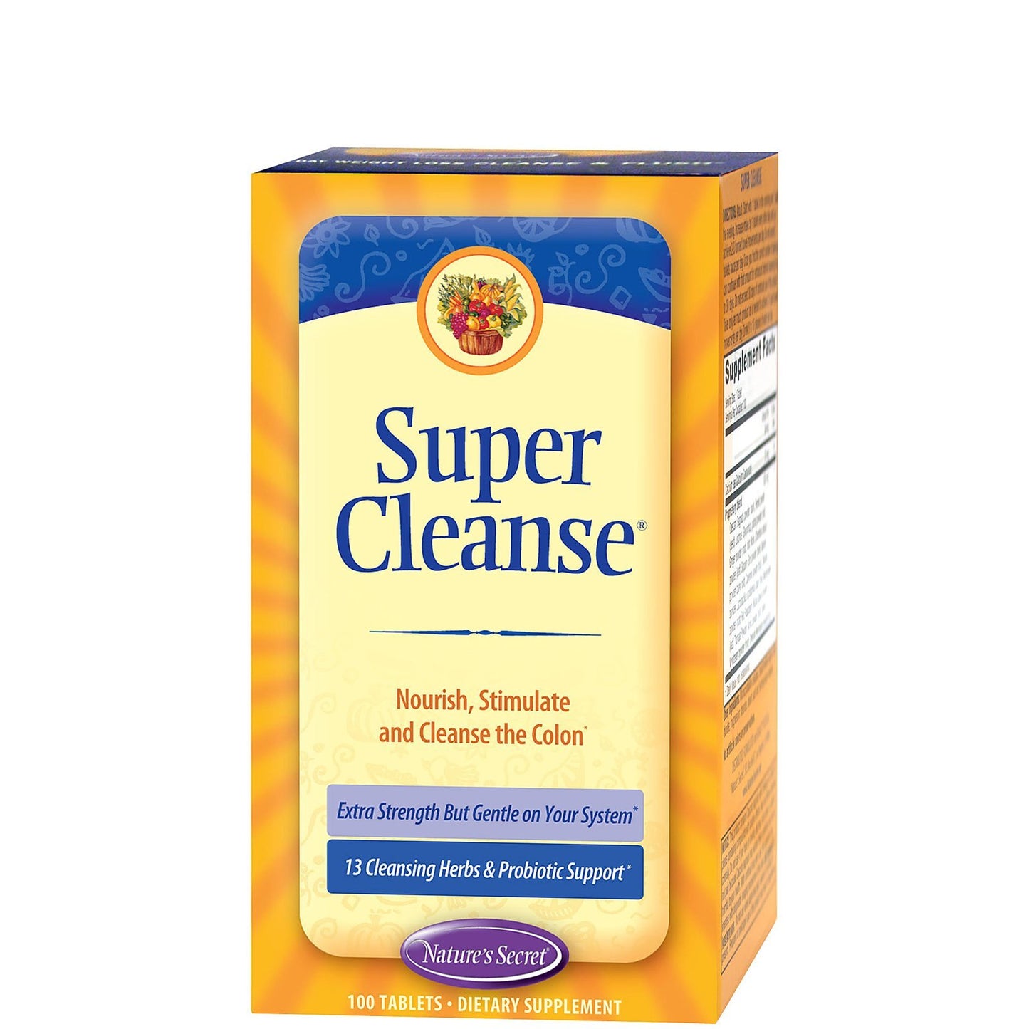 Nature's Secret Super Cleanse Tablet 100