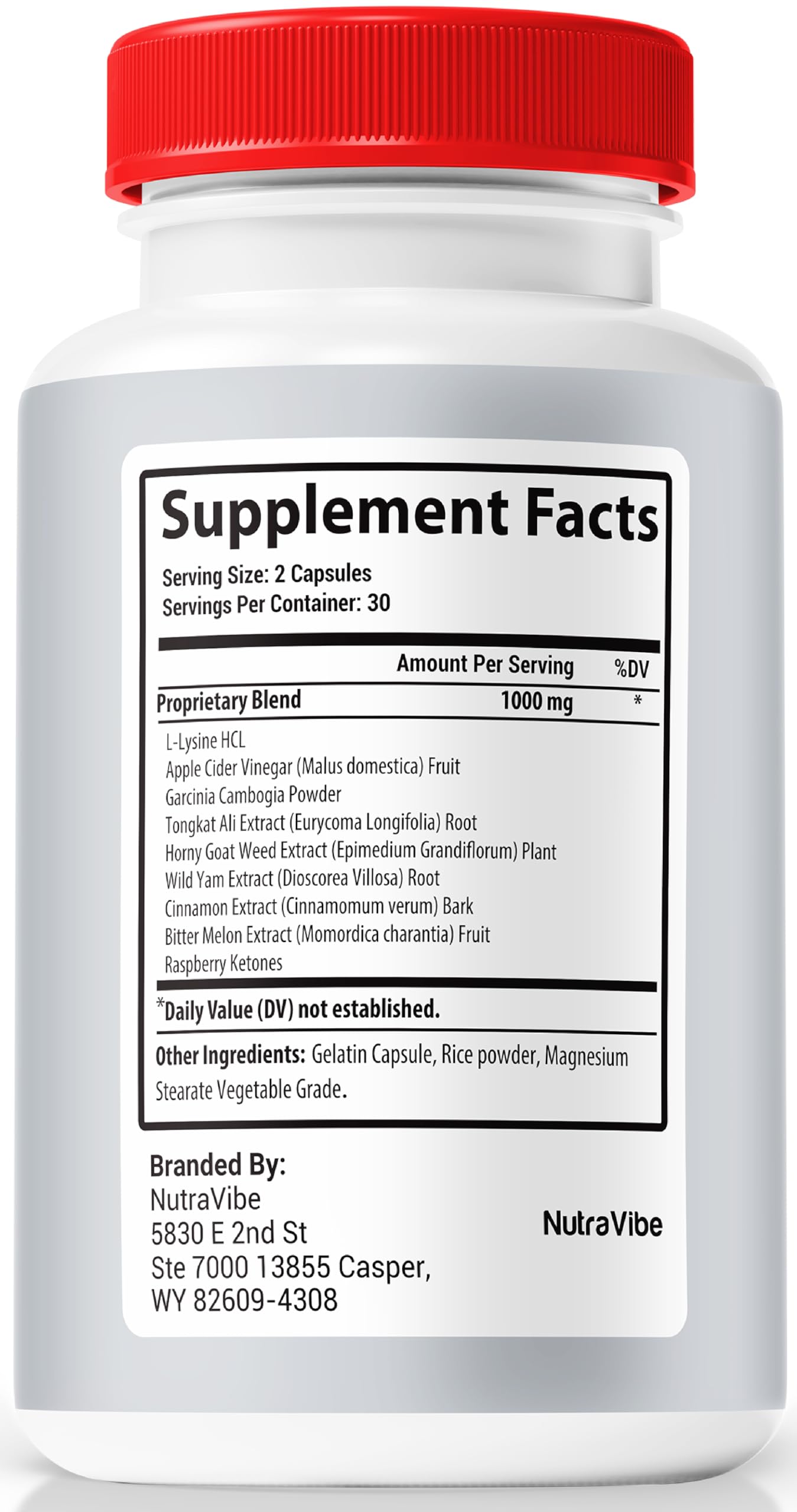 NutraVibe Blood Stabilizer Capsule, 60 Count