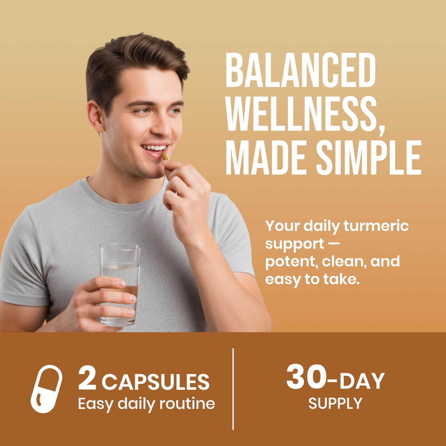CHARMSVEDA Turmeric Curcumin with Garlic & Black Pepper Extract, 60 Capsules