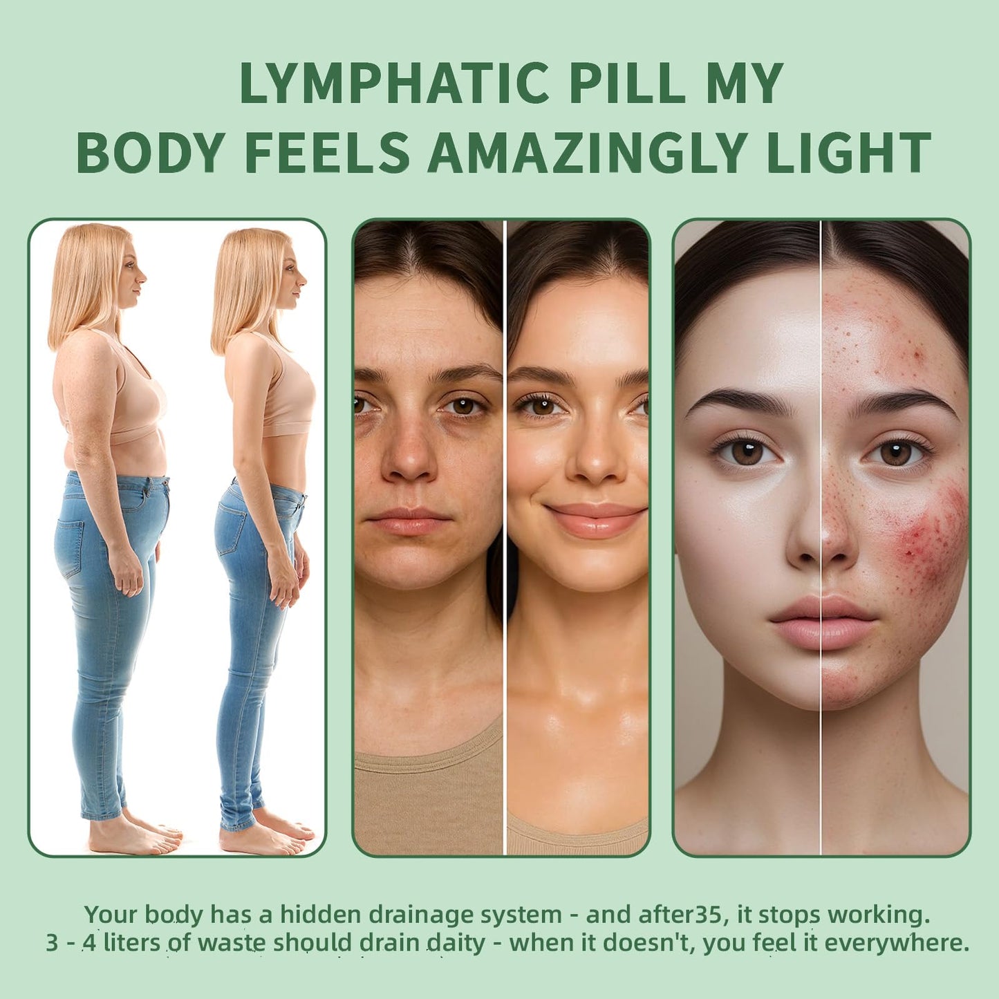 Generic Lymphatic Drainage Capsule, 60 Count