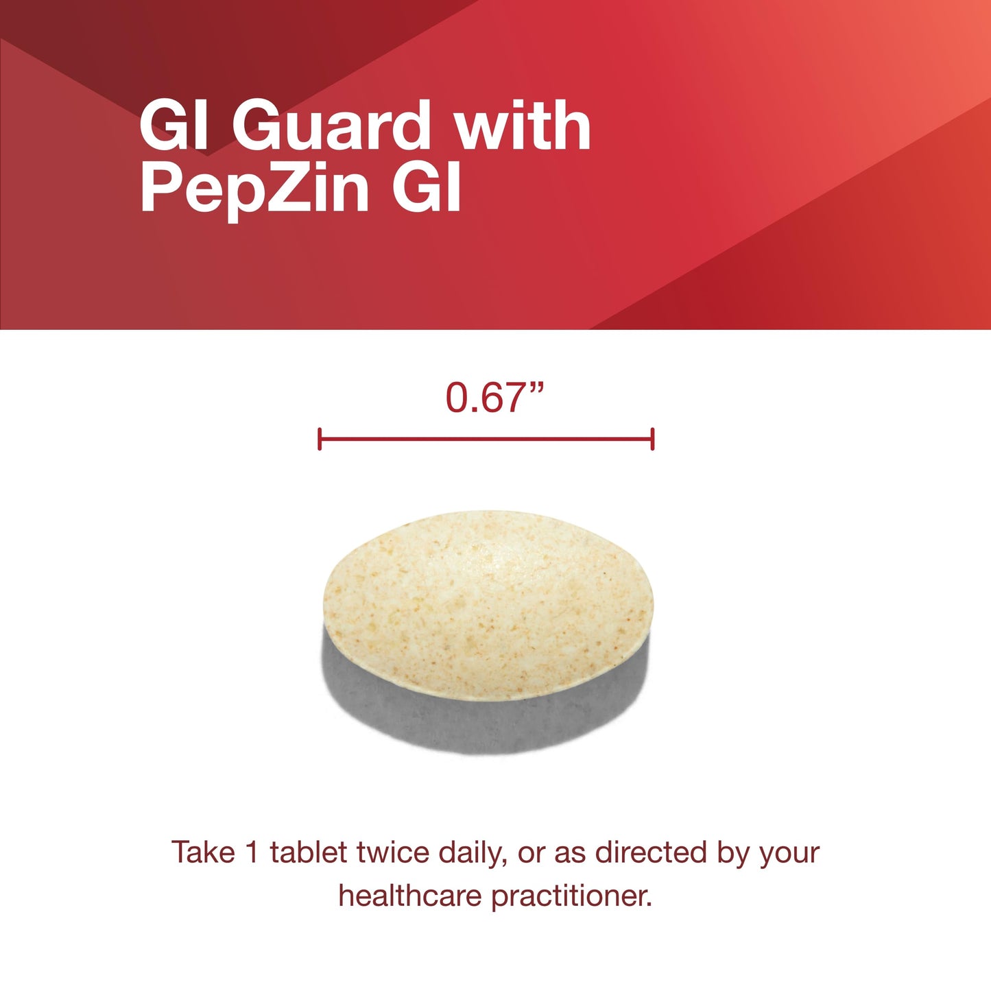 PROTOCOL FOR LIFE BALANCE GI Guard with PepZin GI, 60 Tablets