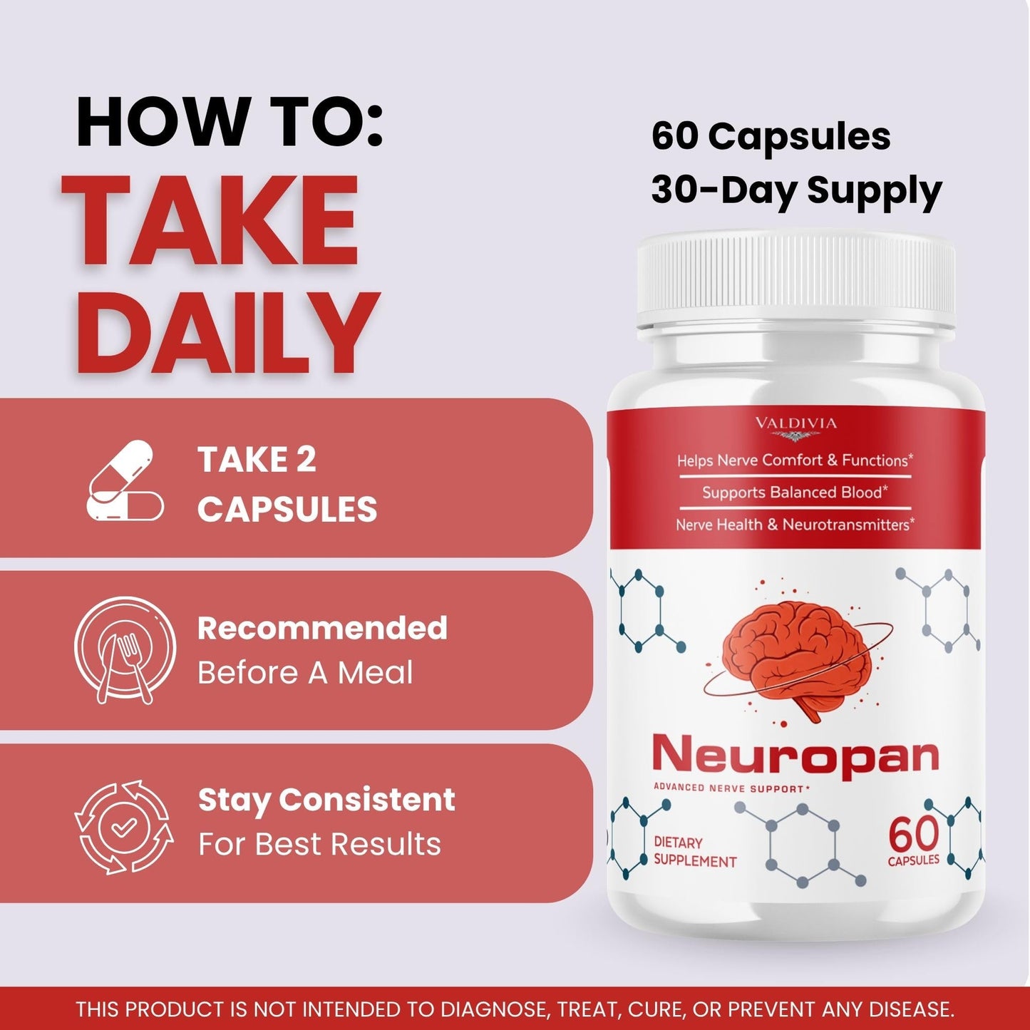 Valdivia Neuropan Capsules, 60 Count