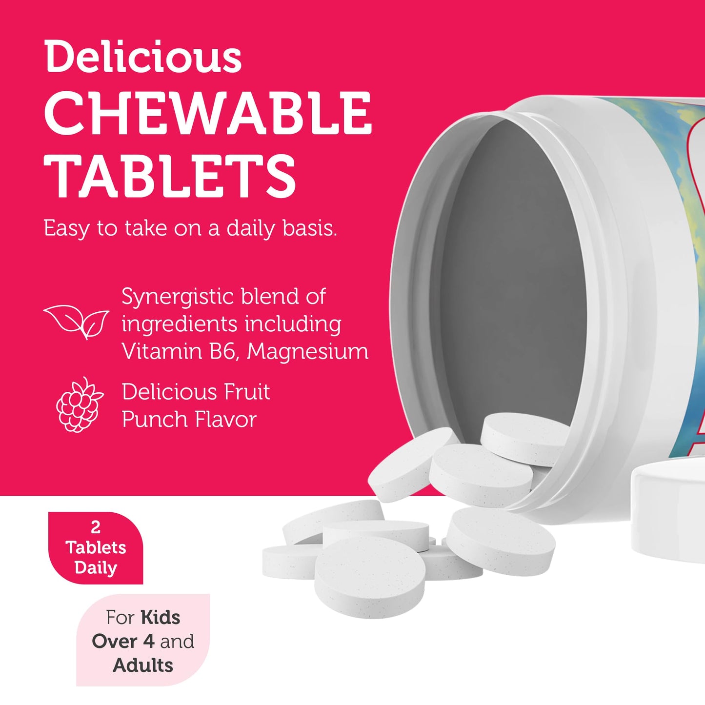 Zahler ChildCalm Magnesium for Kids Tablet, 60 Tablets