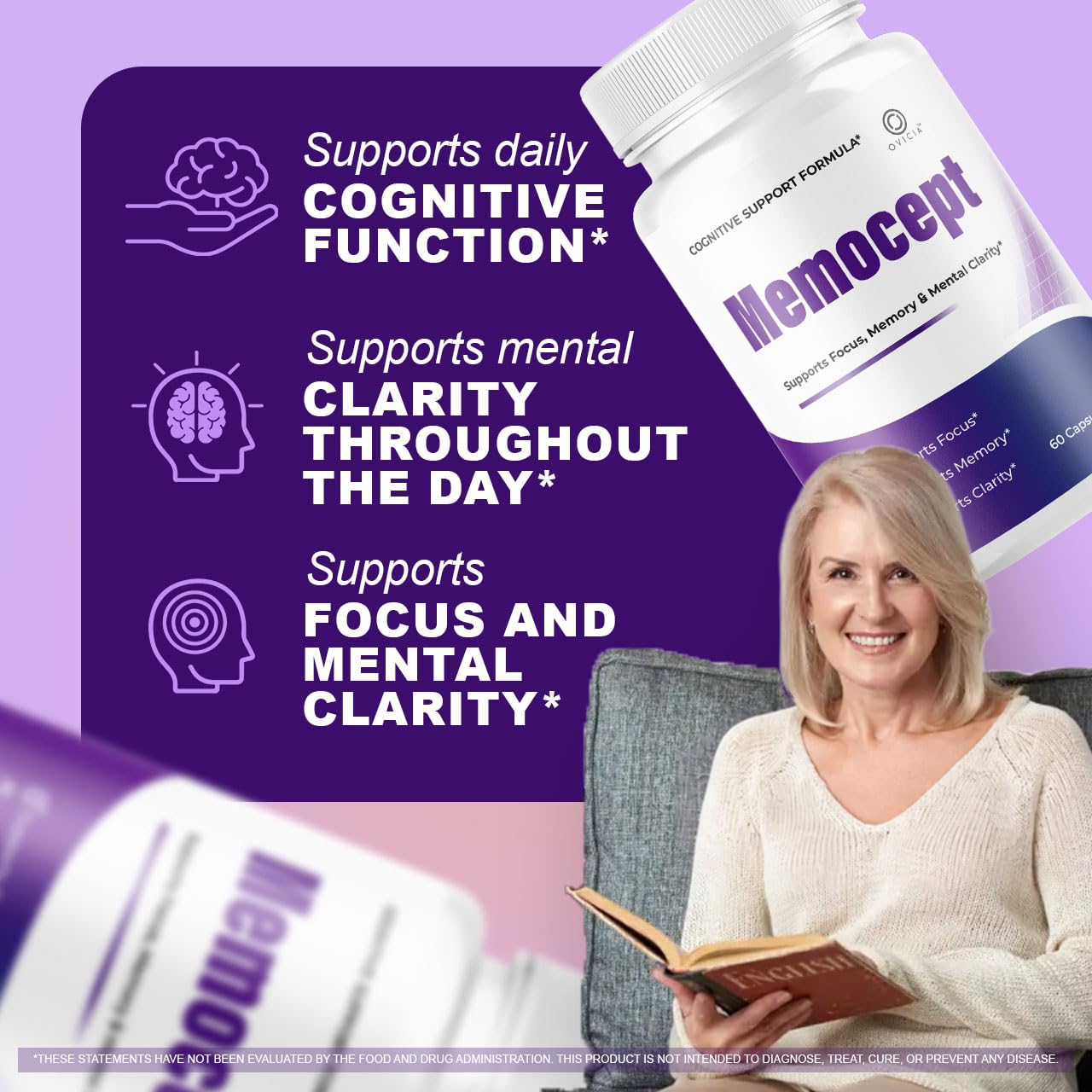 OVICIA Memocept Capsules 180 Count