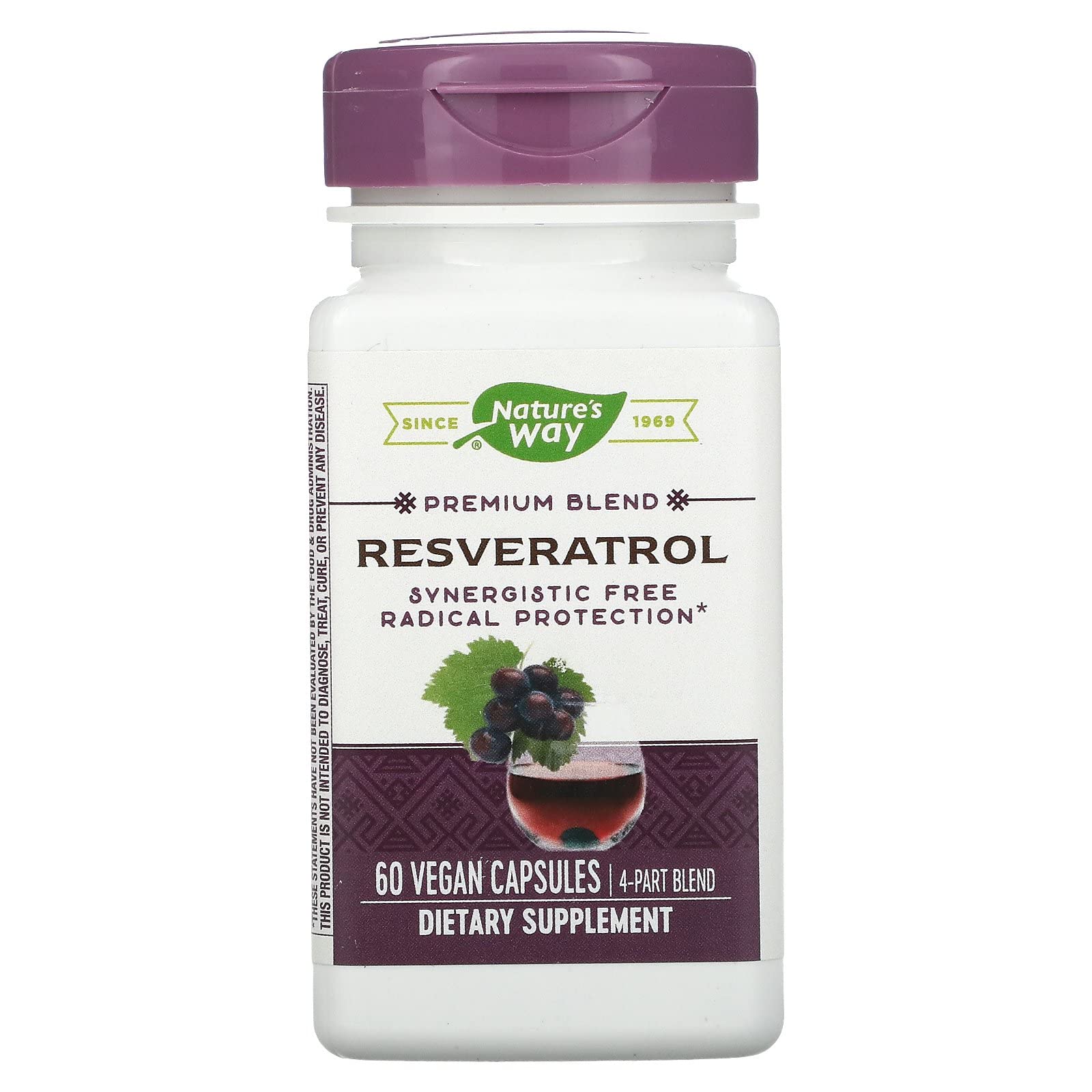 Nature's Way Resveratrol Capsule 60 Count