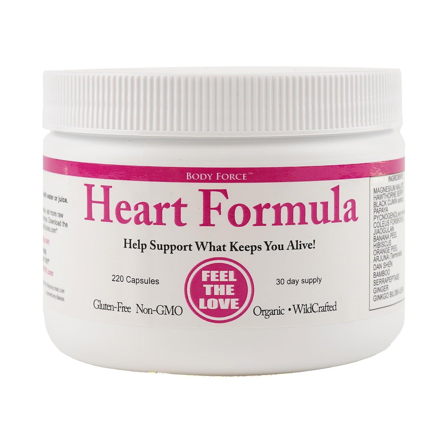 Body Force Heart Formula Capsules 220 Count