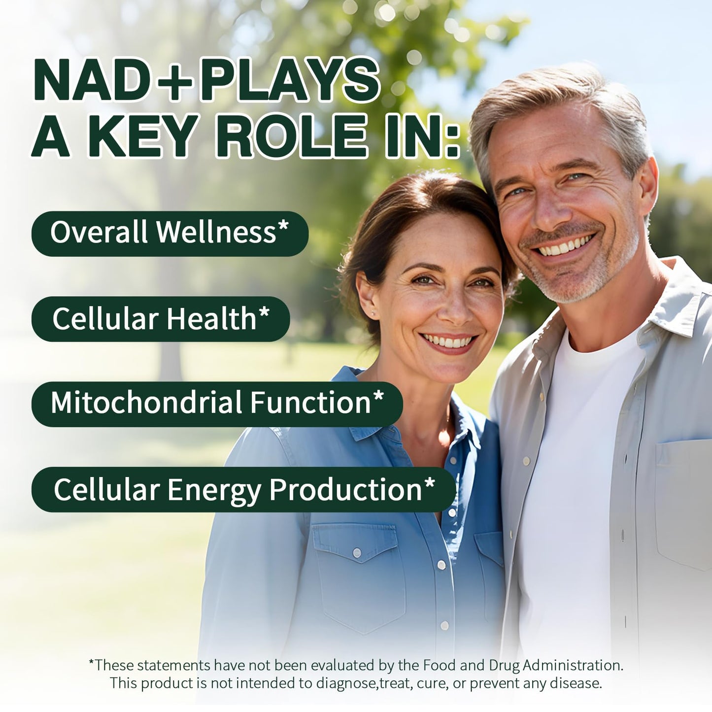 YMINGKJ NAD+ Supplement with Resveratrol 60 Capsules