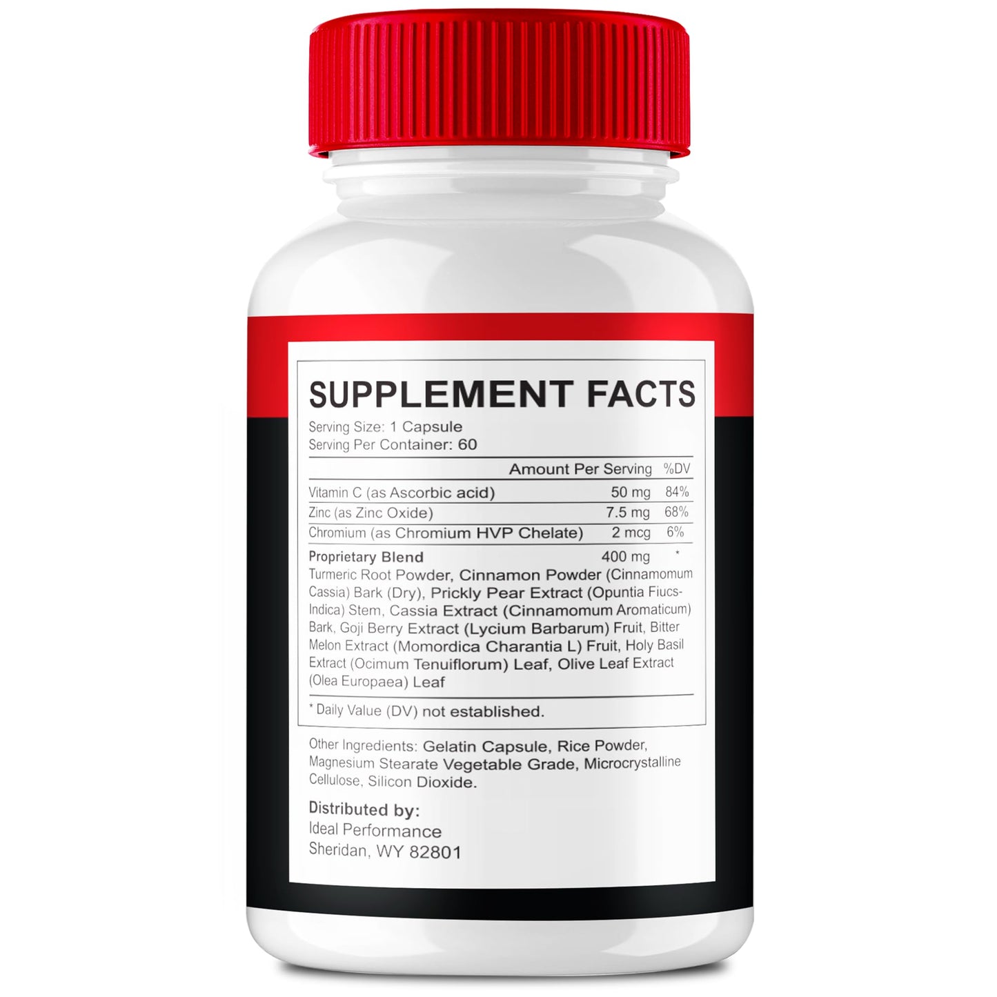 IDEAL PERFORMANCE Glycowize Blood Optimizer Capsules, 300 Count