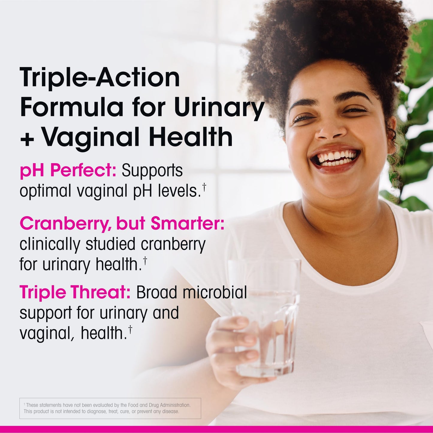 vH essentials Probiotics for Women with Prebiotics and Cranberry Capsules, 60 Count