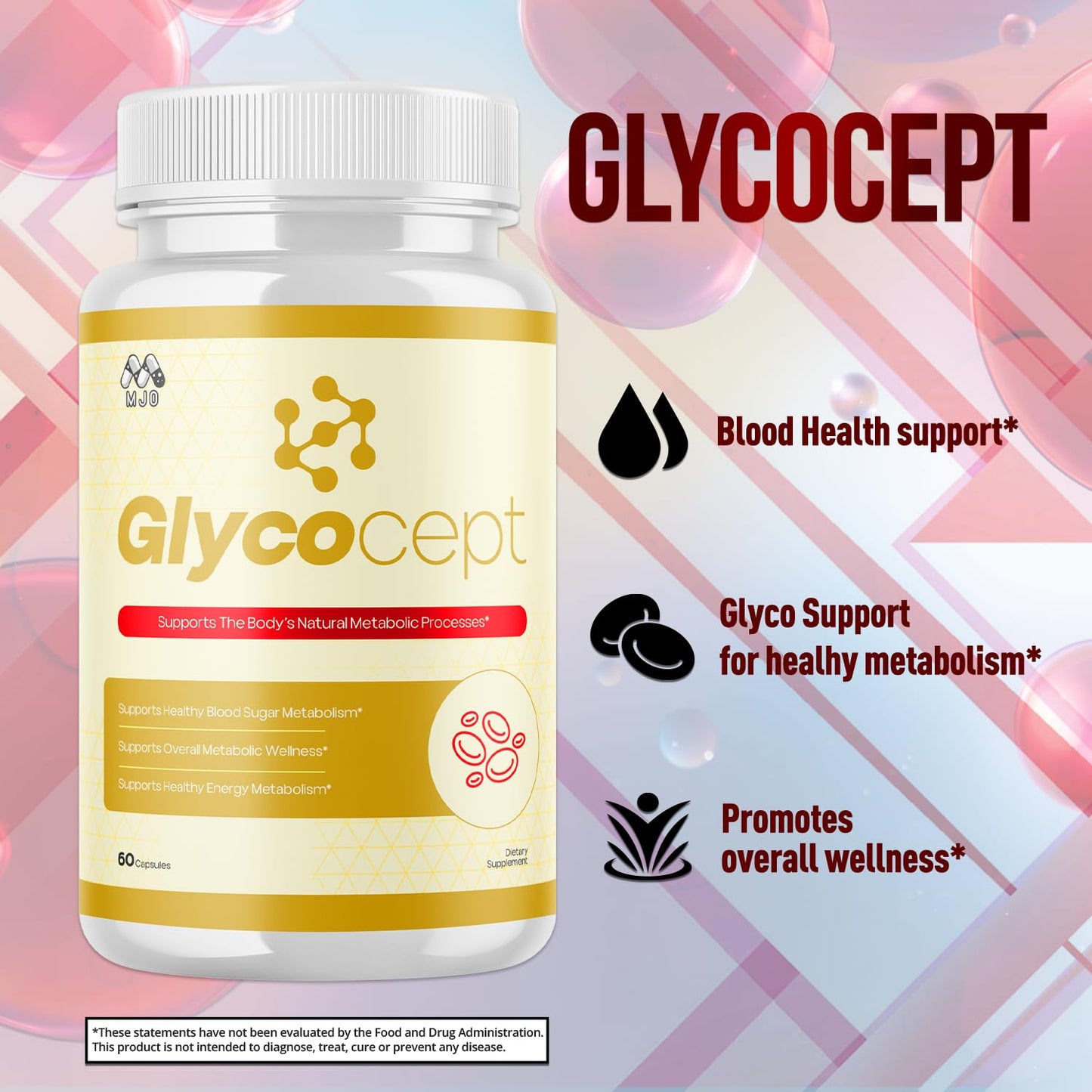 MJO Glycocept Capsules 120 Capsules
