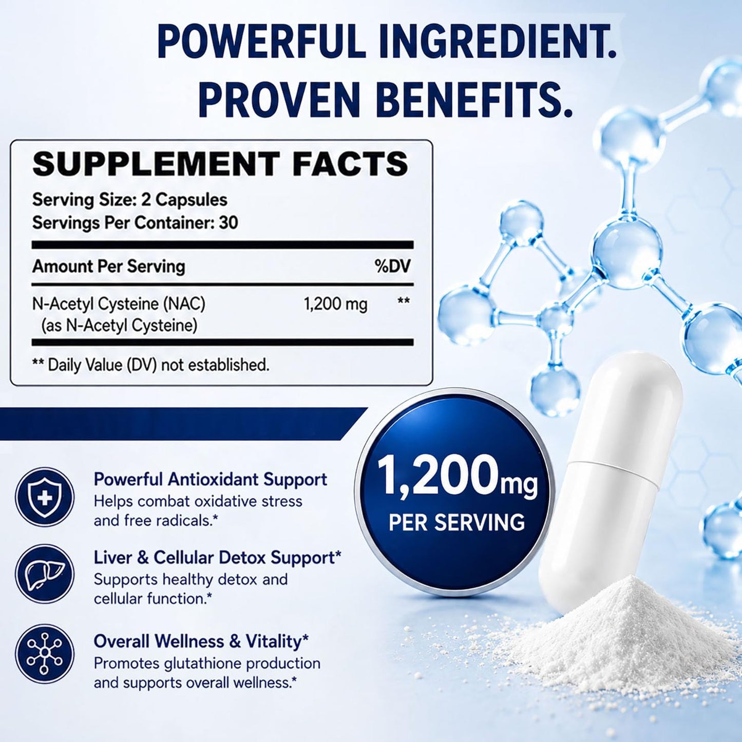 Halpilt ORVIA Labs Liposomal NAC Supplement Capsule, 60 Capsules