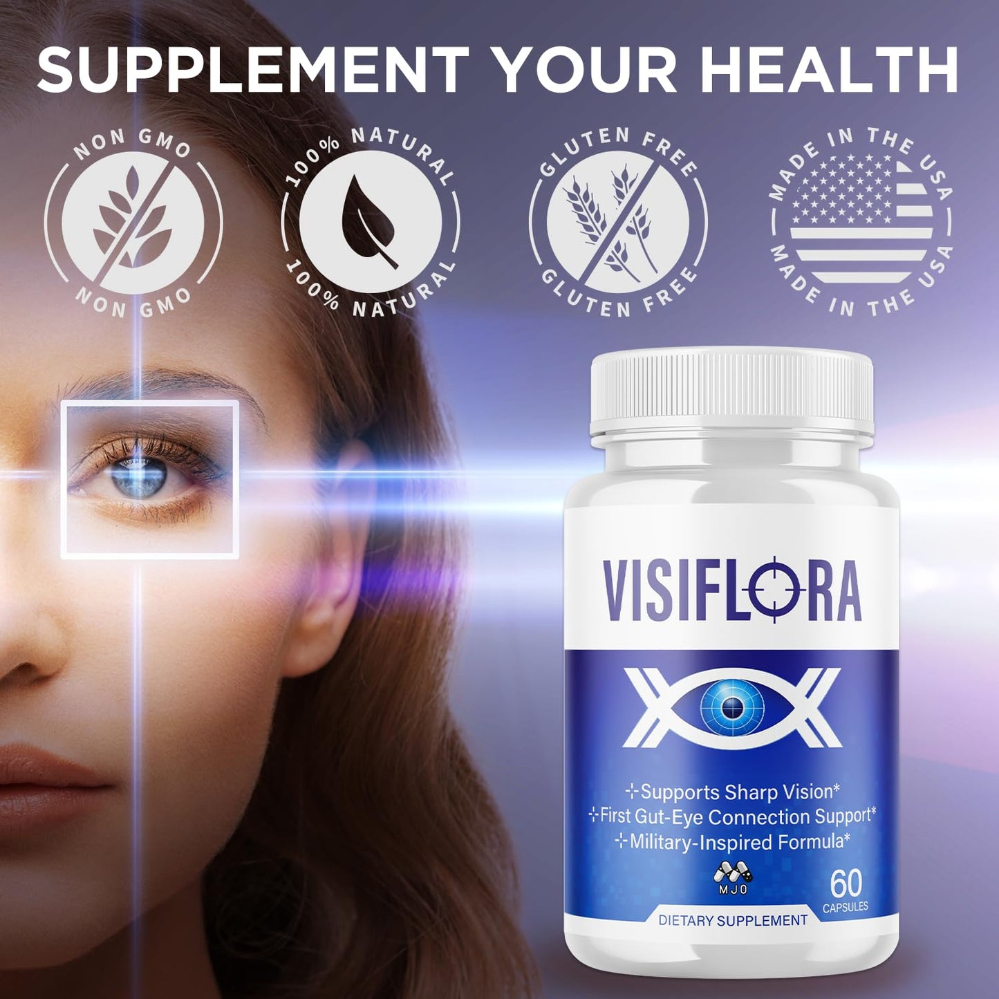 MJO Visiflora Capsules 120 Count