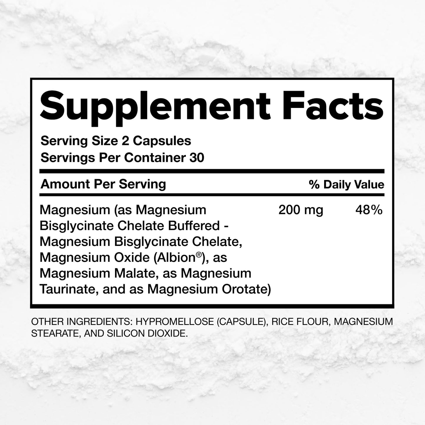 Complement Magnesium Complex 200mg 4 Forms Capsule, 60 Capsules