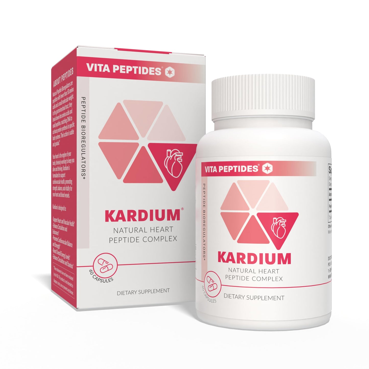 Vita Peptides Kardium Heart Natural Peptide Bioregulator Capsule 60 Count