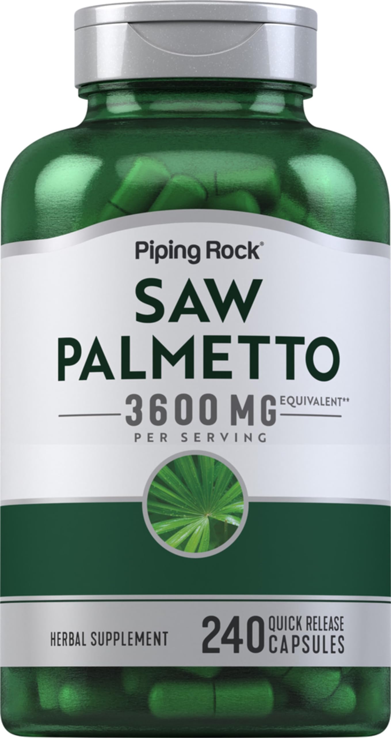 Piping Rock Saw Palmetto Extract 240 Capsules