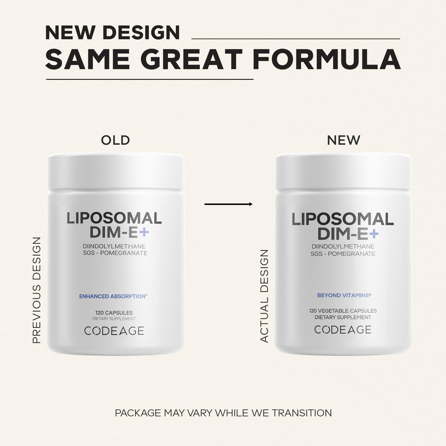 Codeage Liposomal DIM Supplement Capsule 120 Capsules