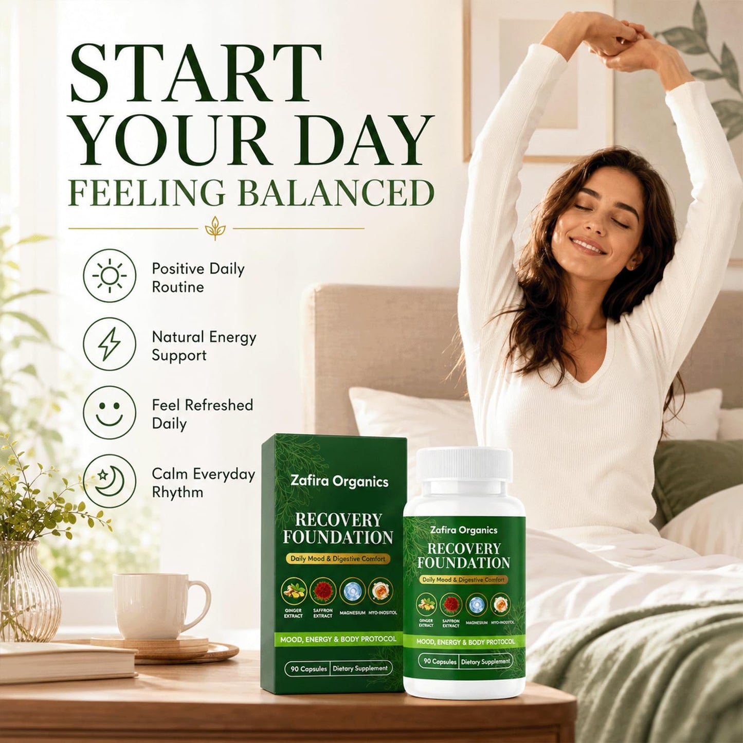 TQIUH Zafira Recovery Foundation 90 Capsules