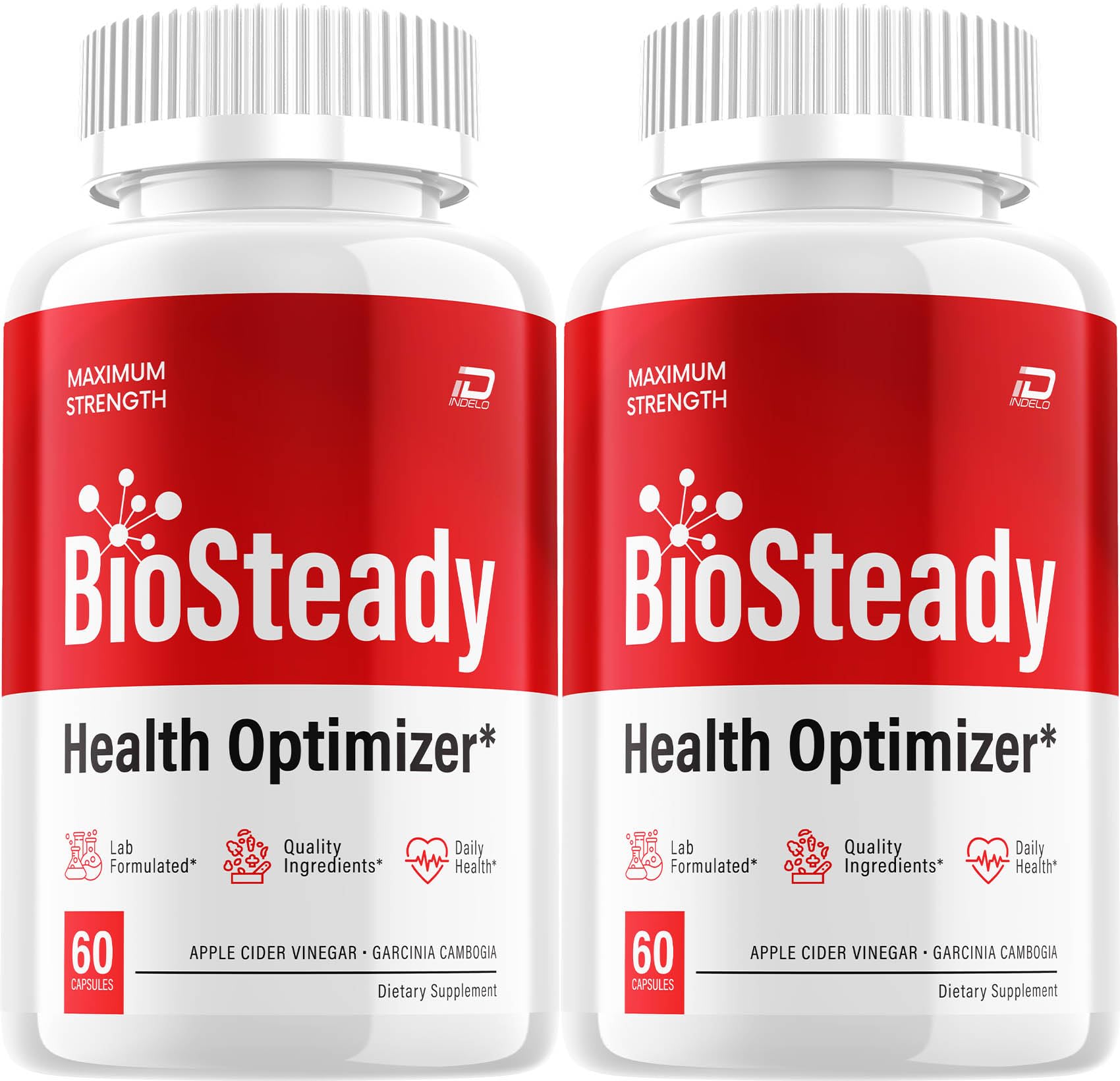 Indelo BioSteady Daily Support Capsules, 120 Capsules