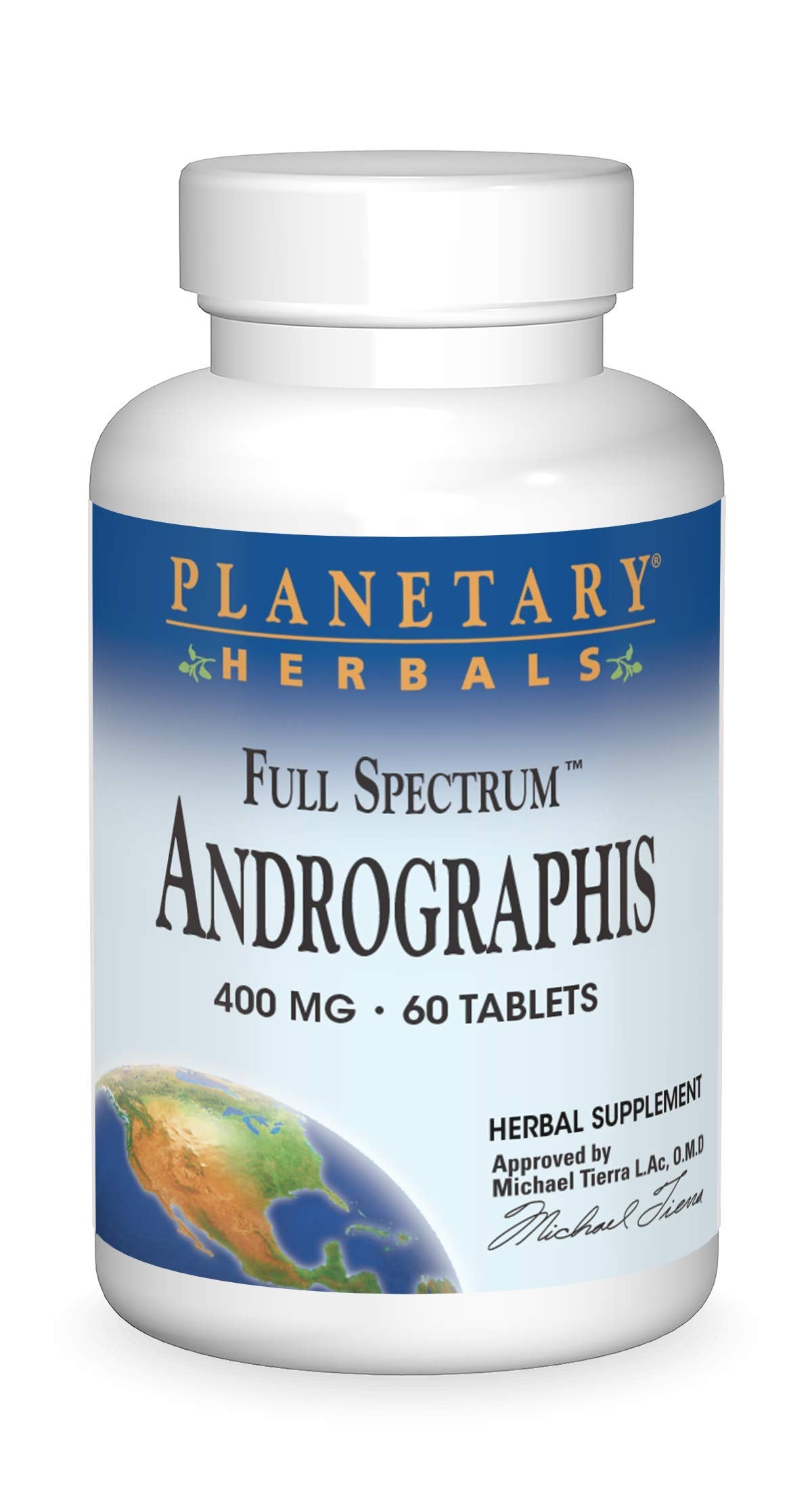 Planetary Herbals Full Spectrum Andrographis 400mg - Ayurvedic Herb, 60 Tablets