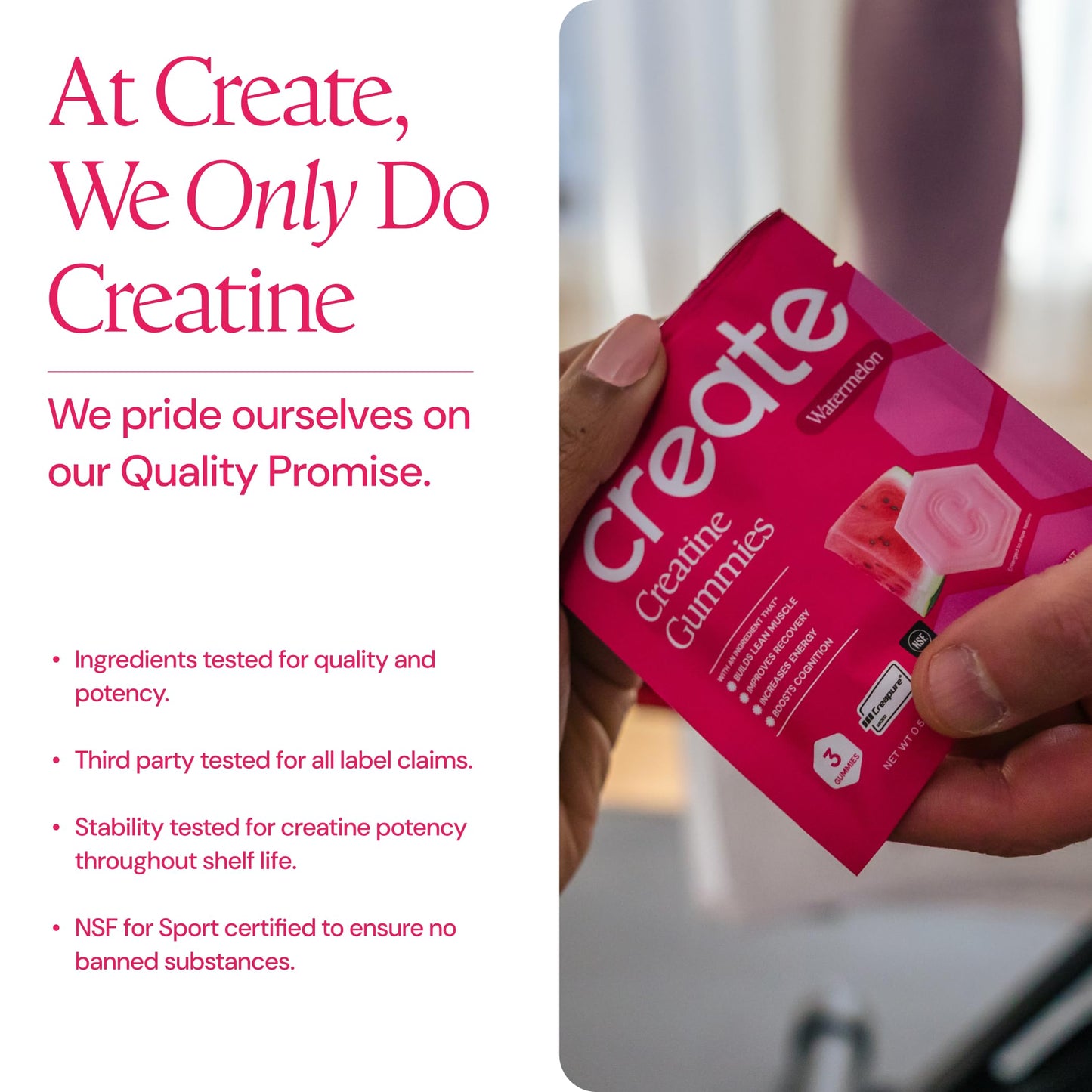 Create Creatine Gummies 90 Gummies