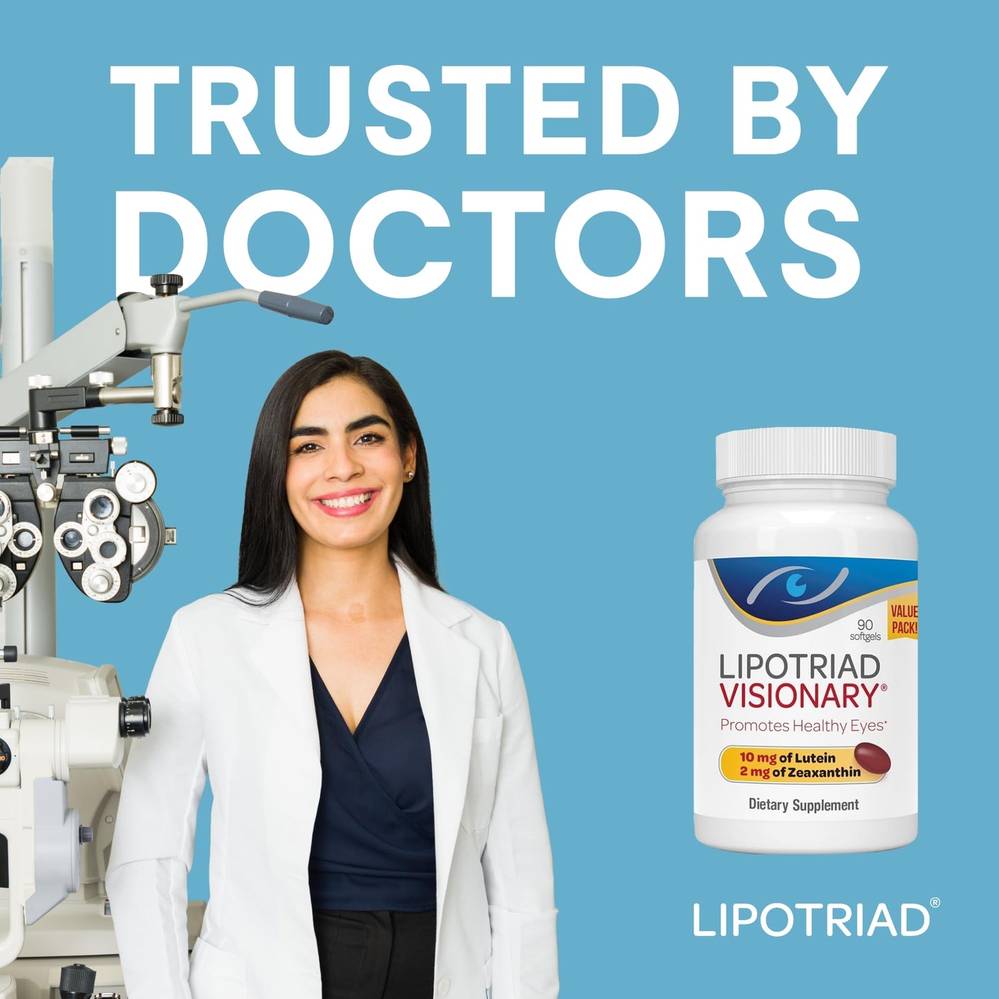 Lipotriad Visionary Eye Vitamins 90 Capsules