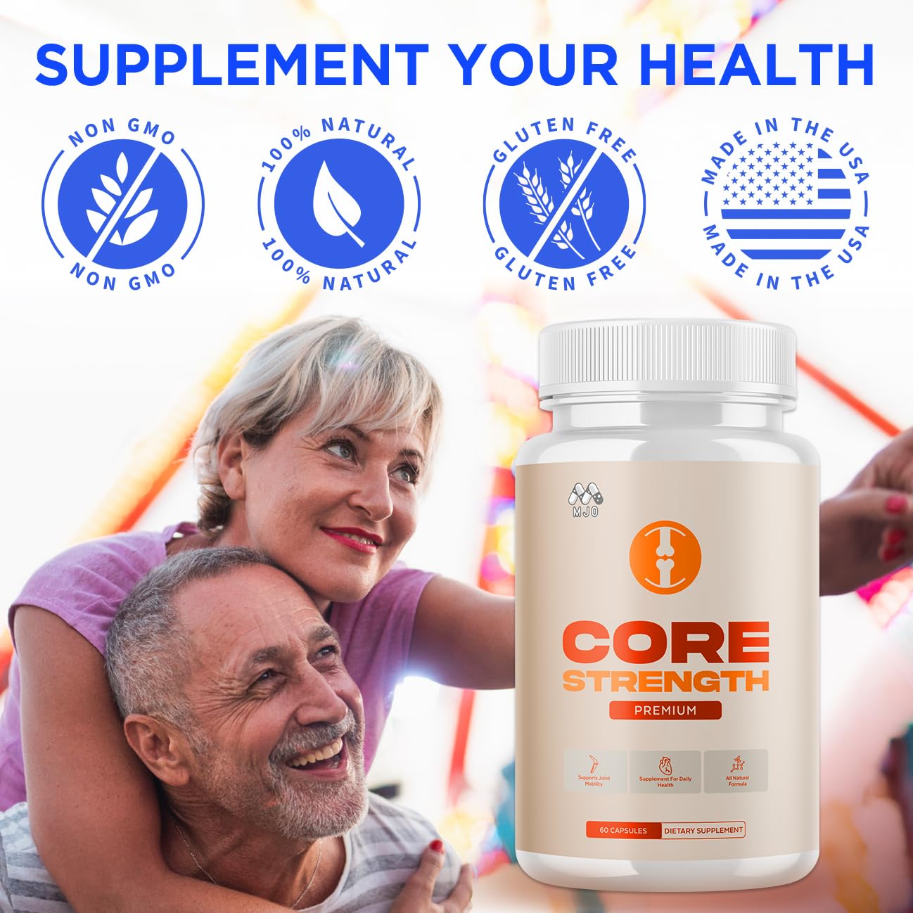 MJO Core Strength Joint Support Capsules 300 Capsules