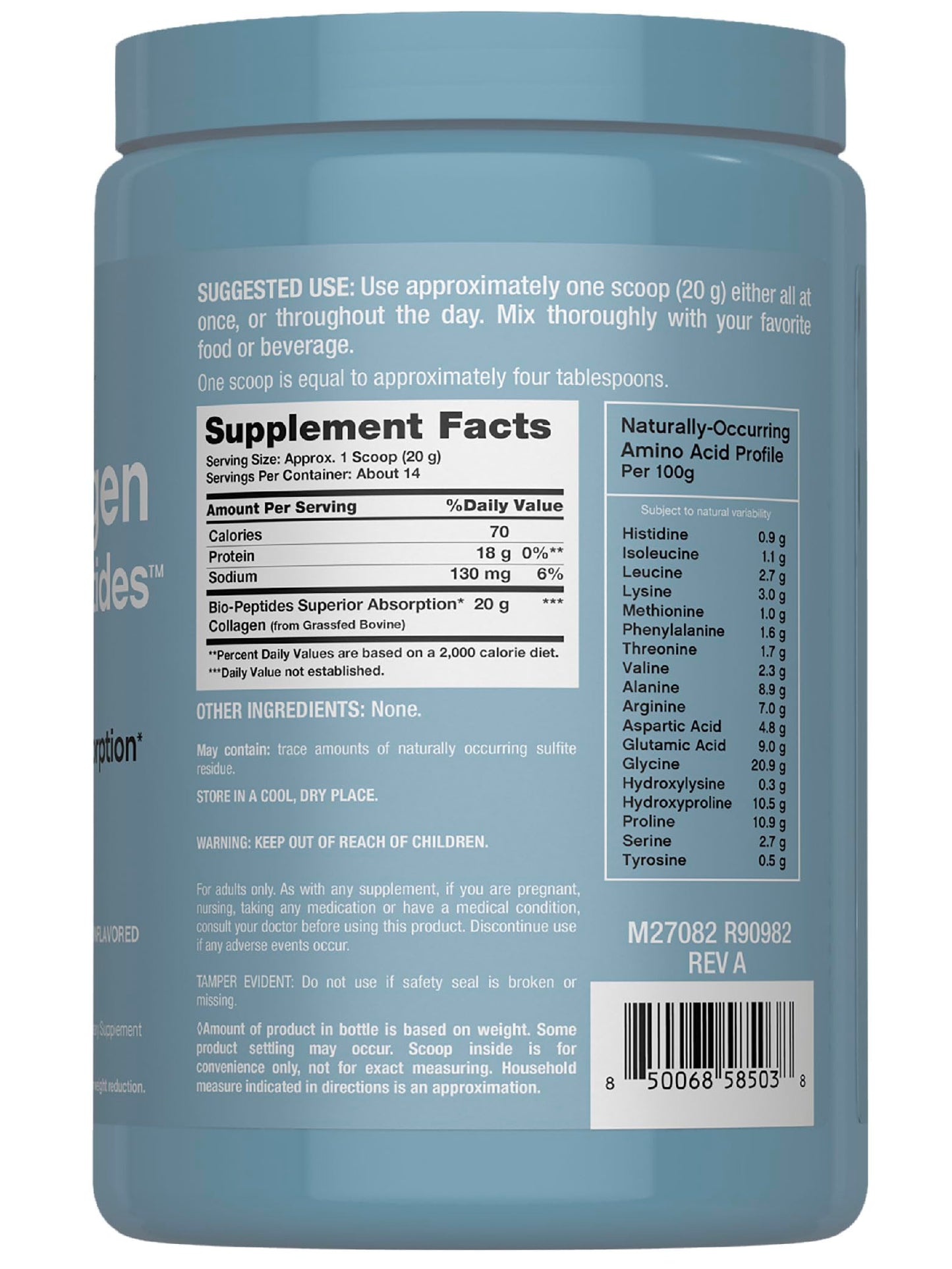 NeoCell Collagen Bio-Peptides Powder 10 oz