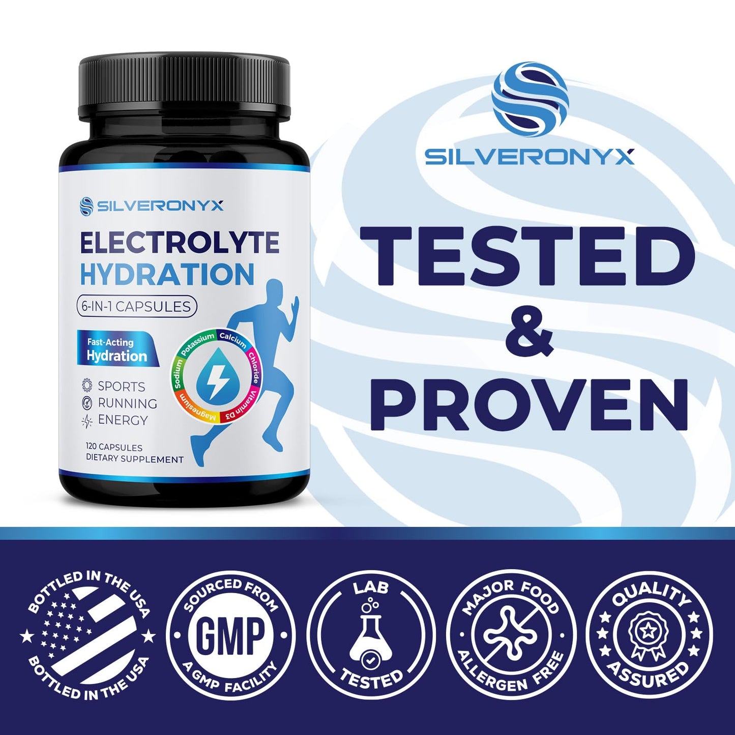 Silveronyx Electrolytes Supplement Capsule 120 Capsules