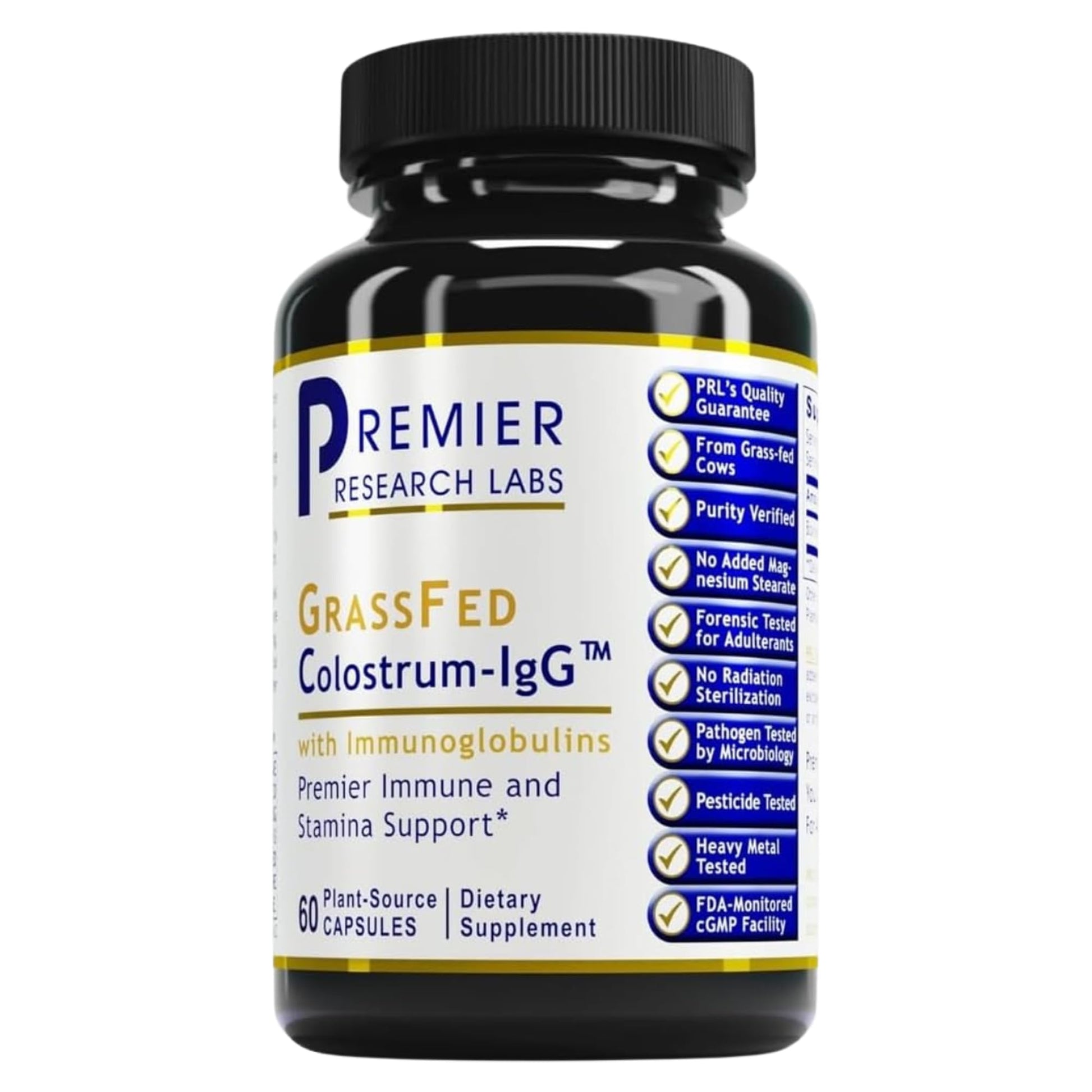 Premier Research Labs Colostrum-IgG Capsule, 60 Capsules