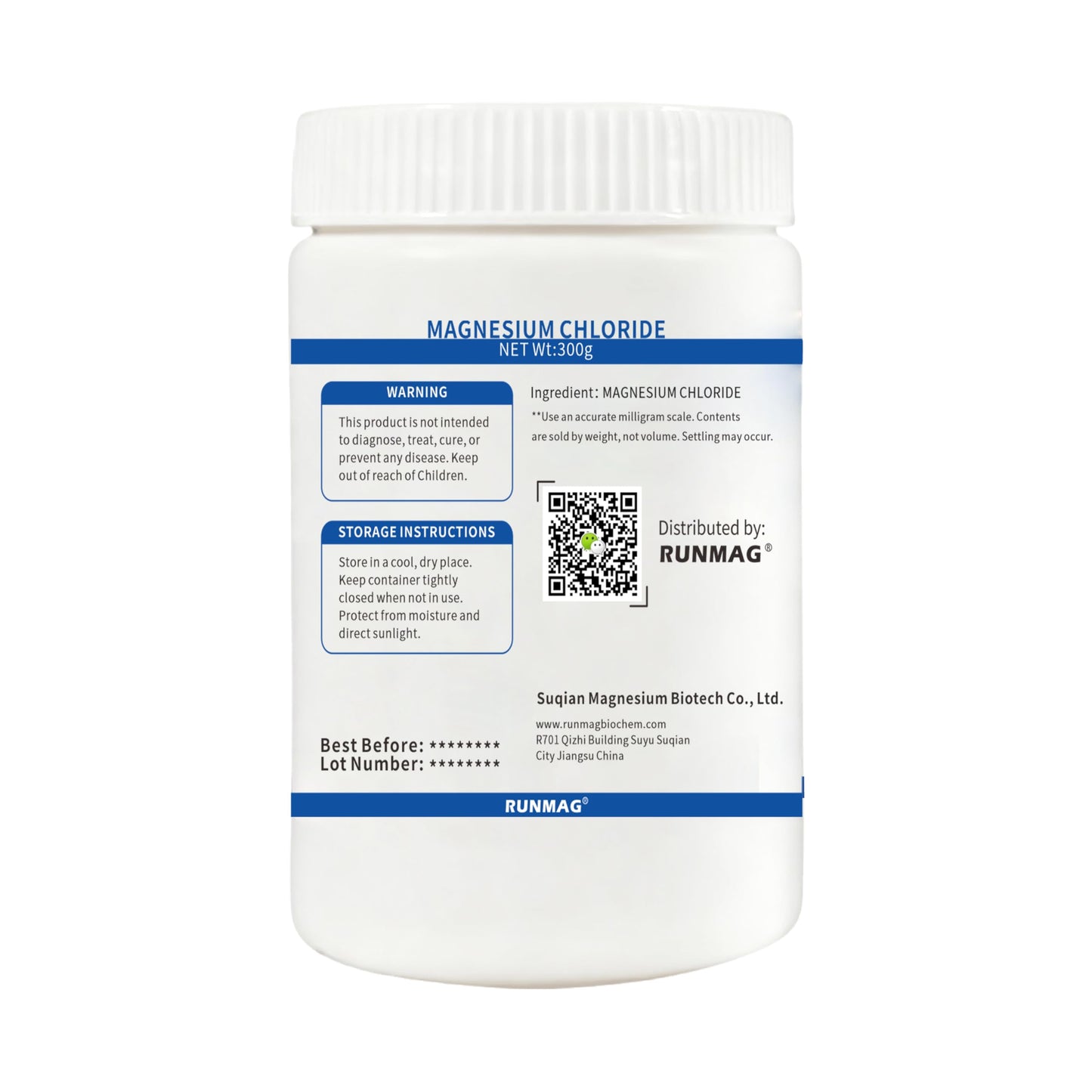 RUNMAG Magnesium Chloride Powder 10.58 oz