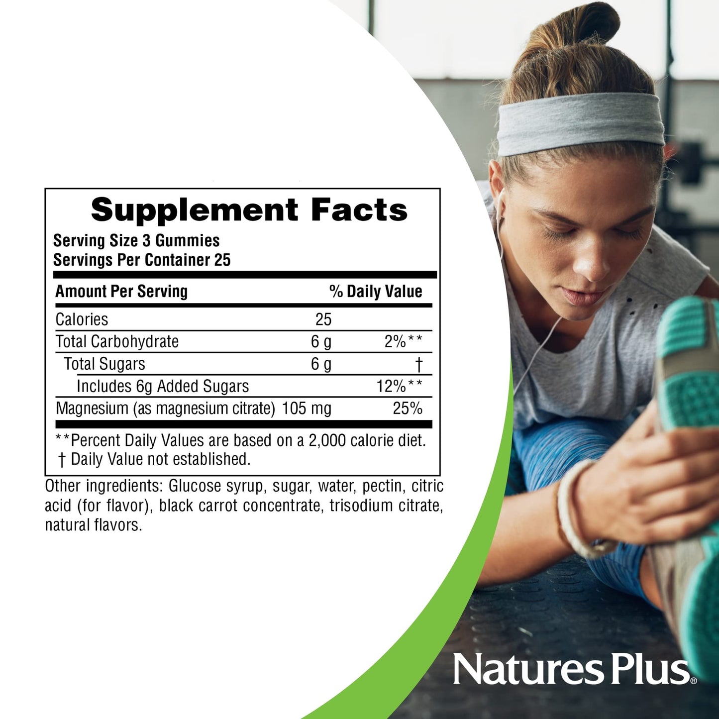 NaturesPlus Magnesium Citrate Gummies 75 Count