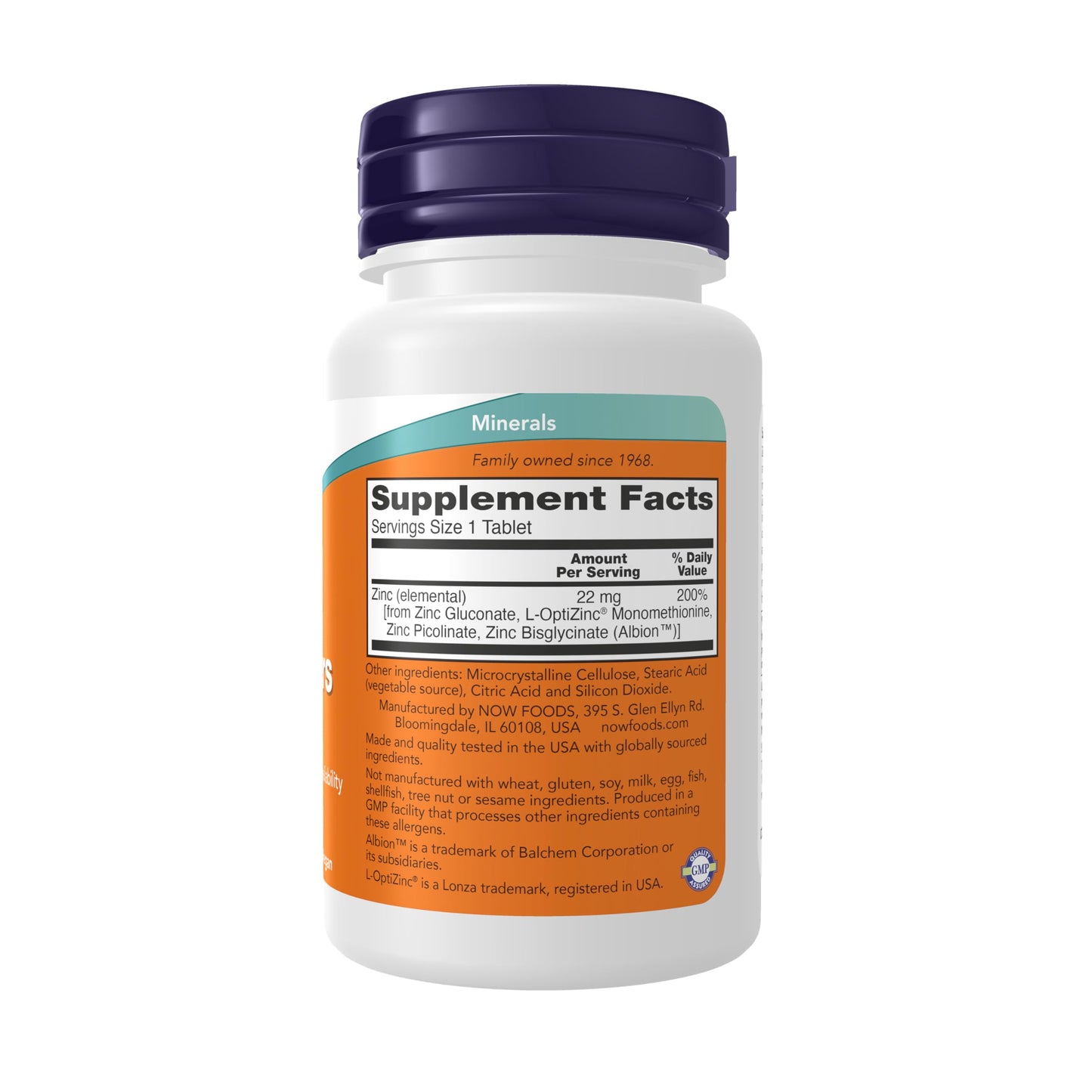 NOW Foods Zinc Transporter 90 Tablets