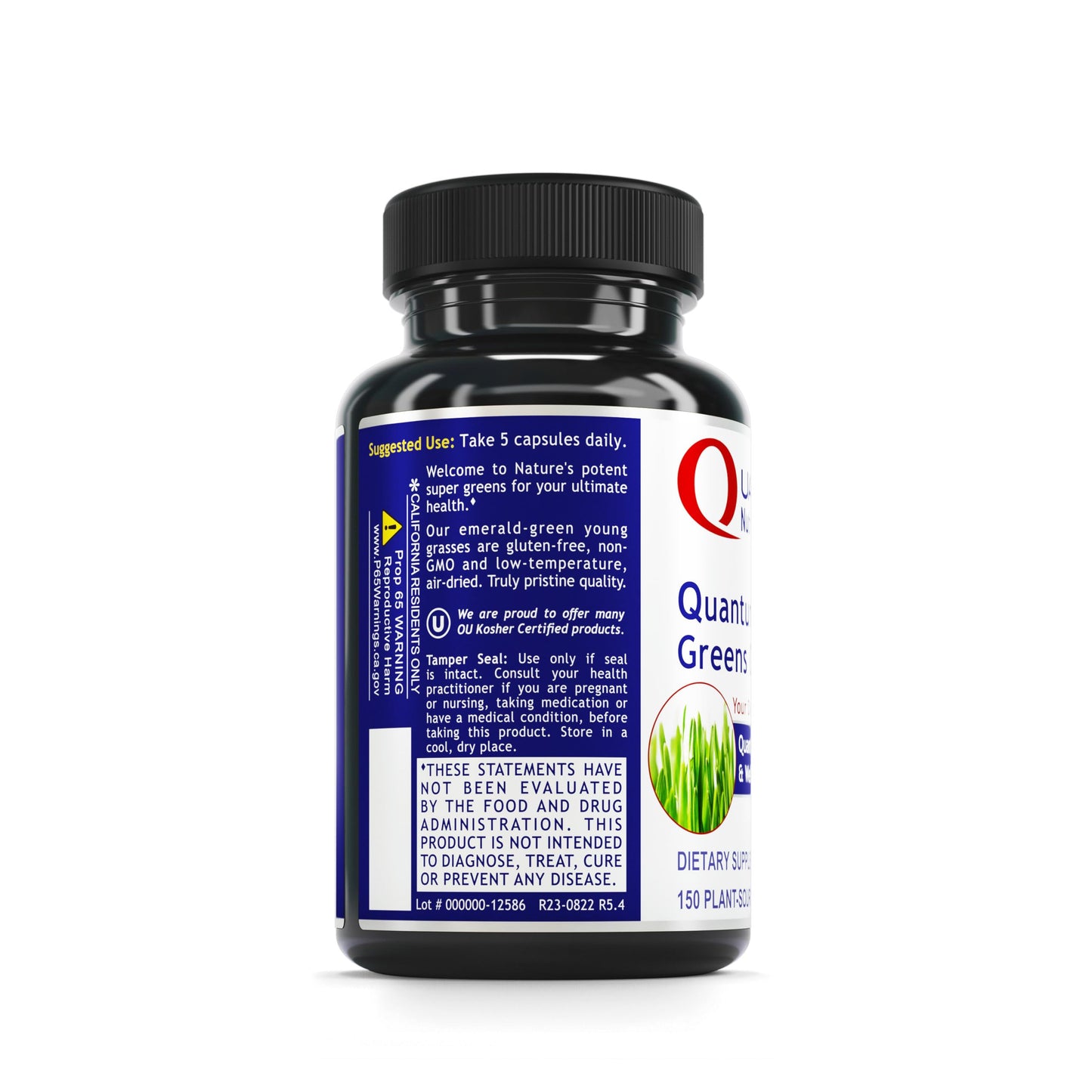 Quantum Nutrition Greens Capsules, 150 Count