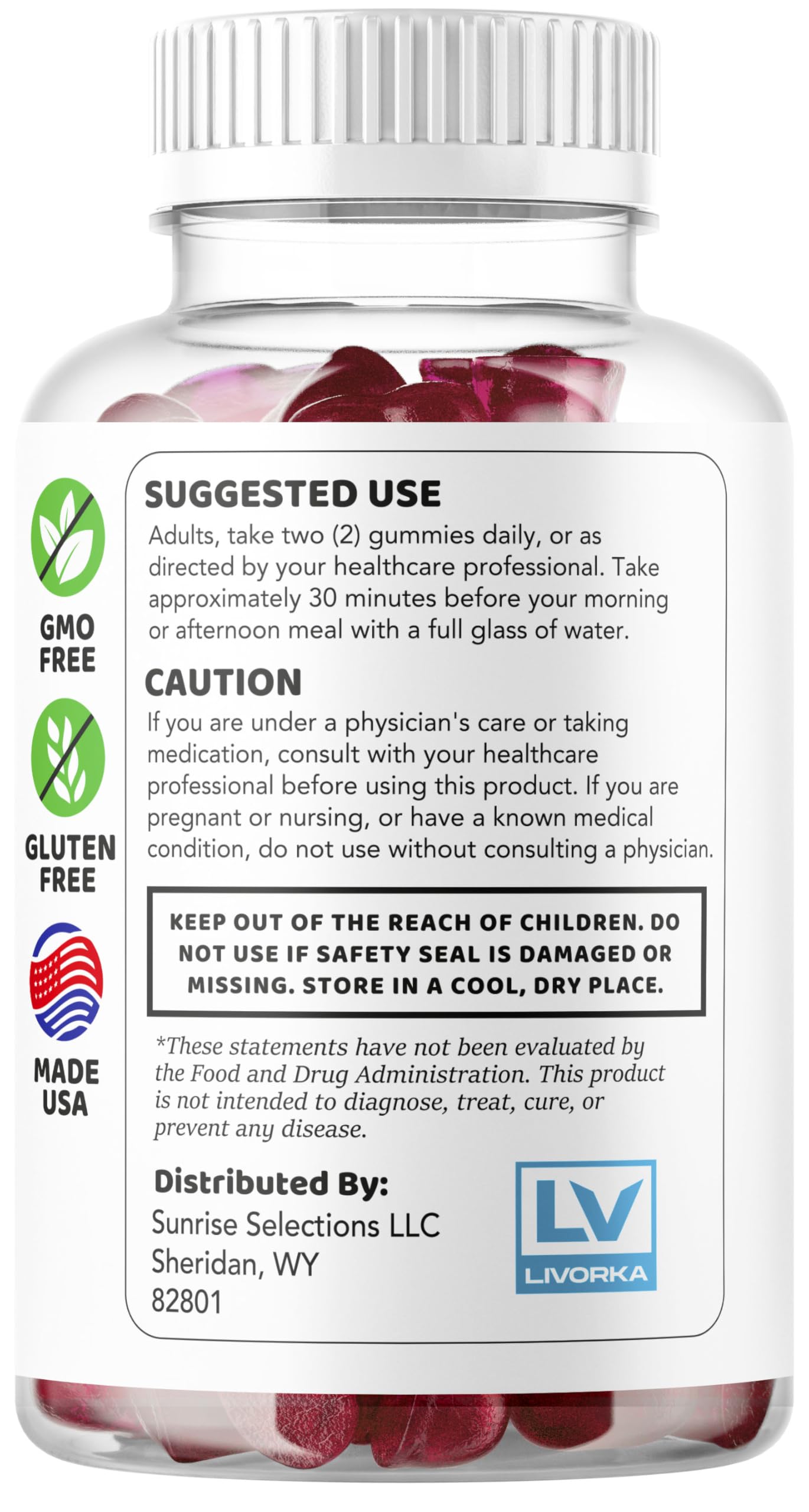 LIVORKA Libicade Gummies Gummy 180