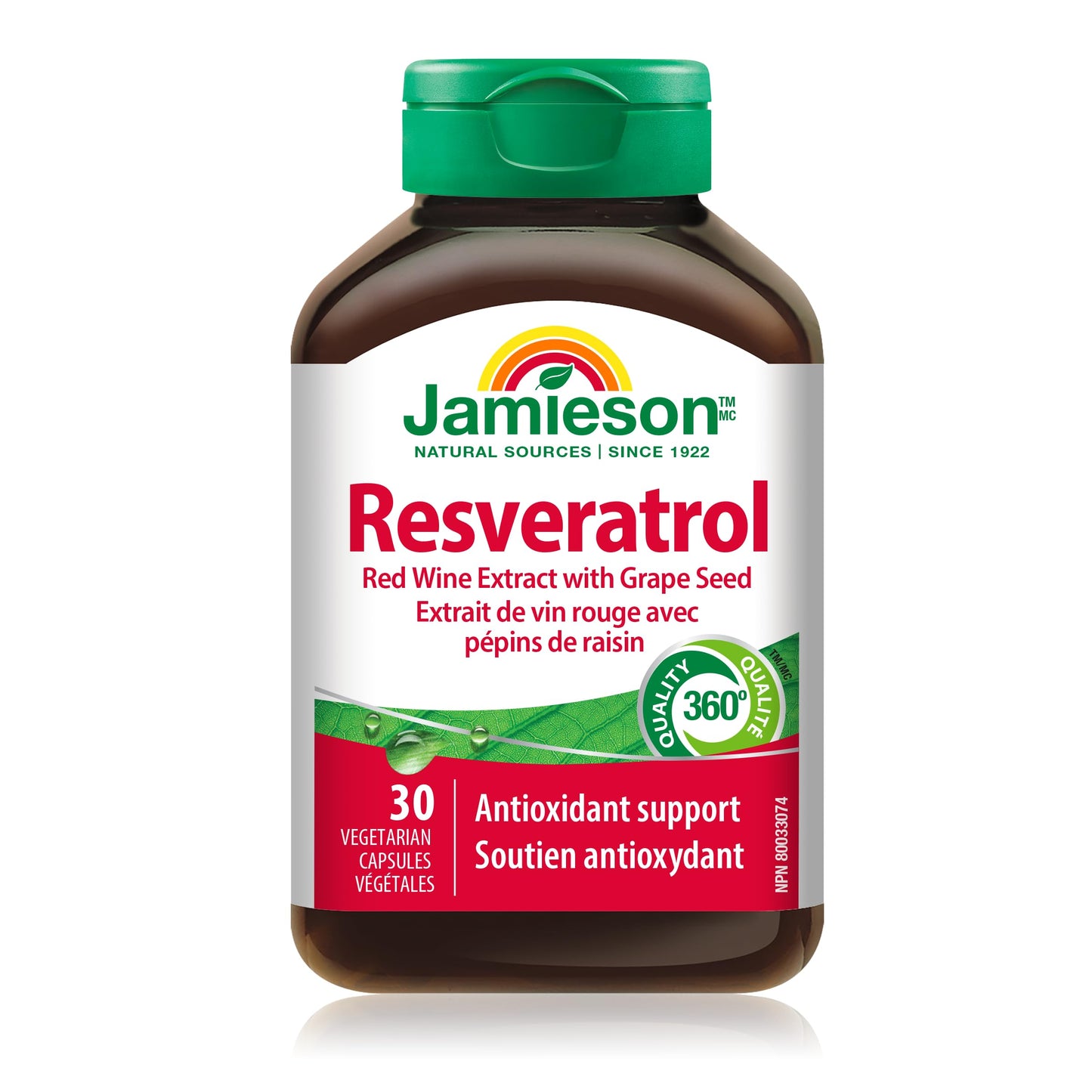 Jamieson Laboratories Resveratrol 30 Capsules