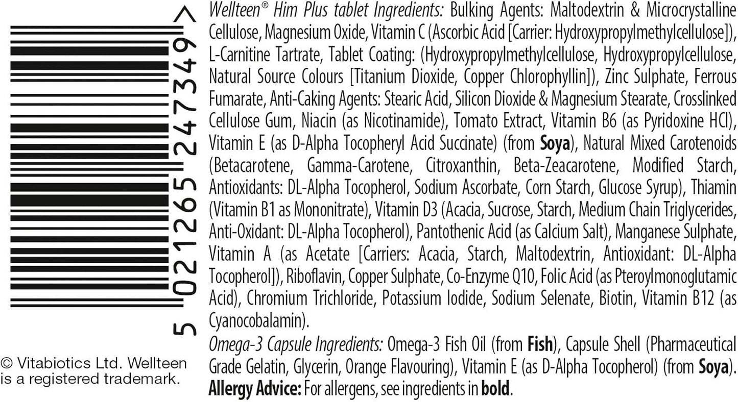 Generic Well Teen Him Plus Omega-3 Capsule 1 Count