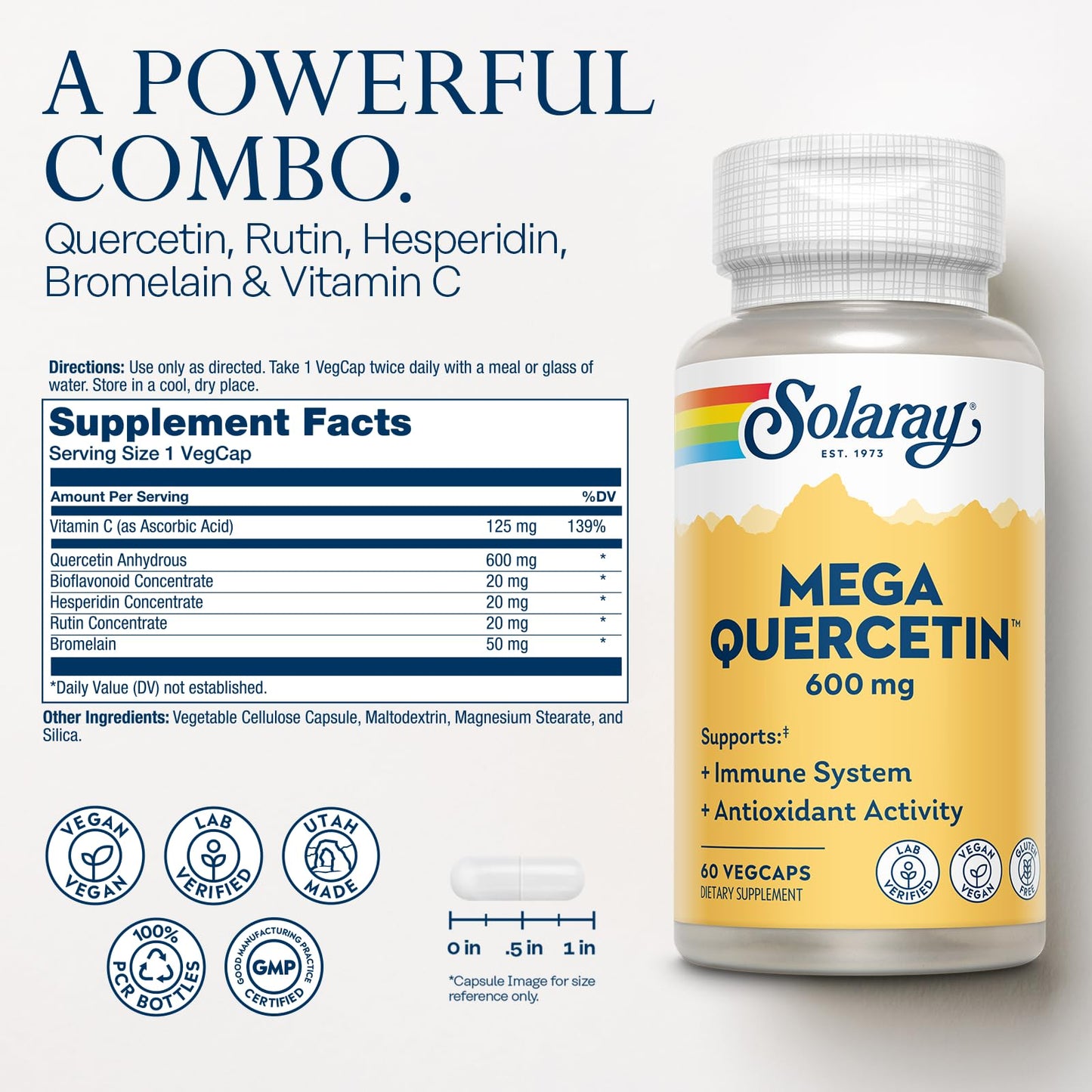 Solaray Mega Quercetin Capsule 60