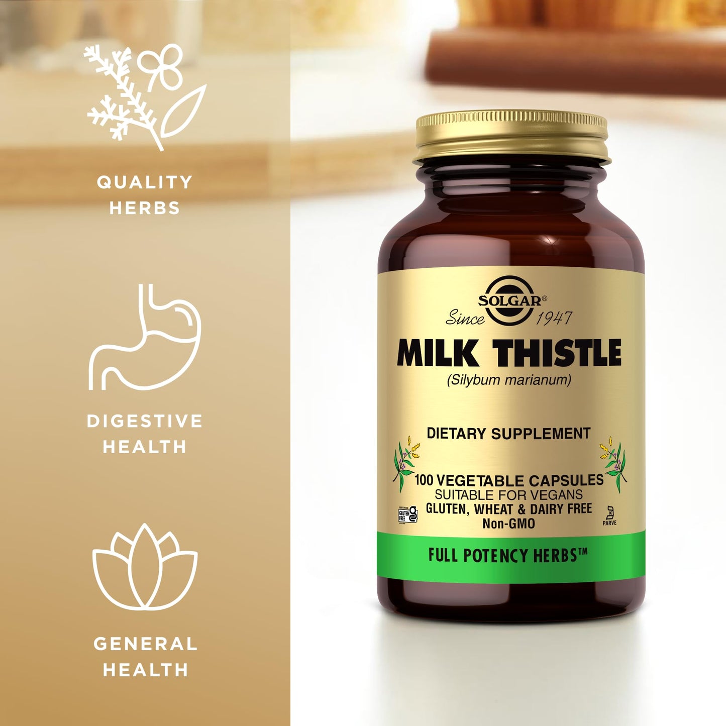 Solgar Full Potency Milk Thistle Capsules, 100