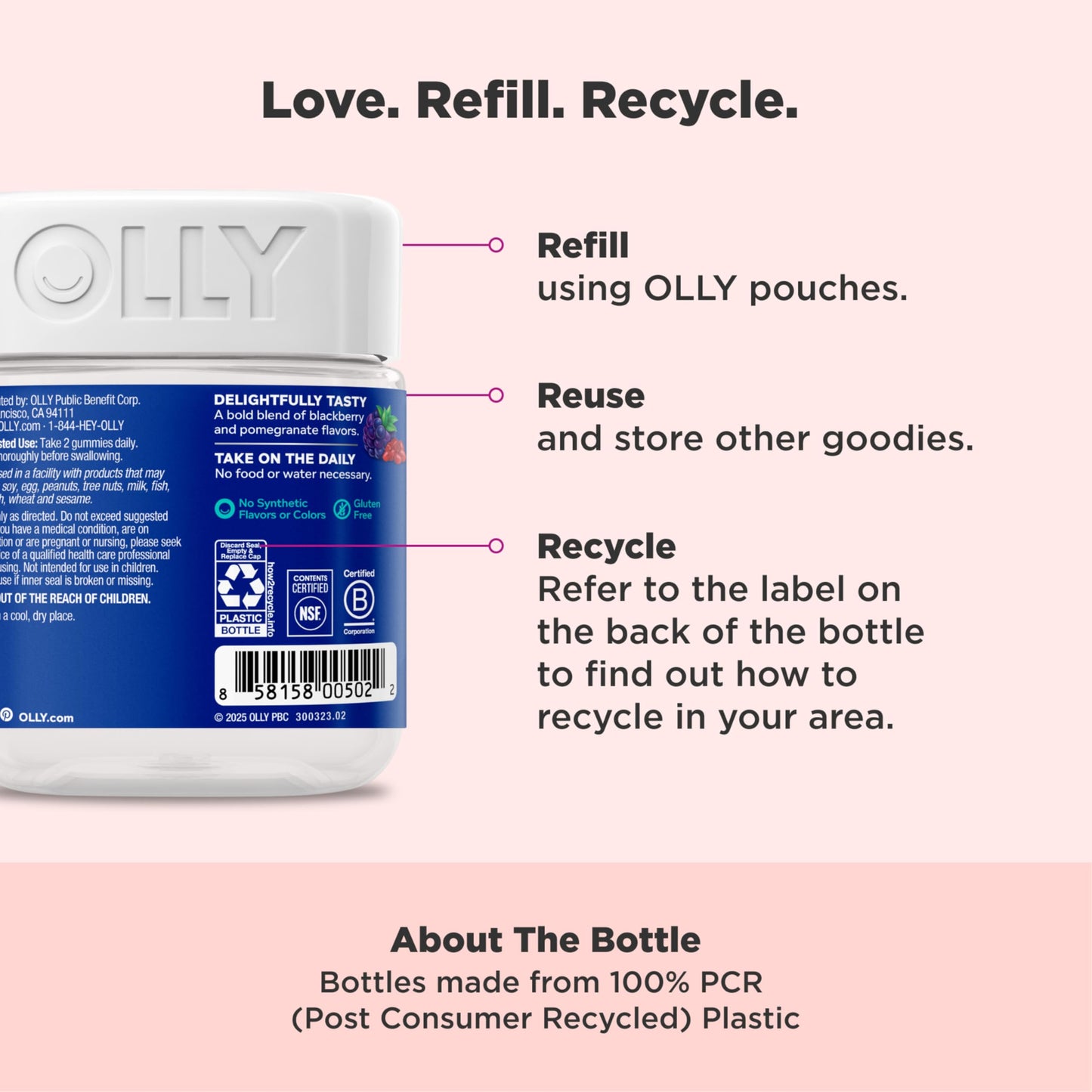 OLLY Men's Multivitamin Gummies 90 Count