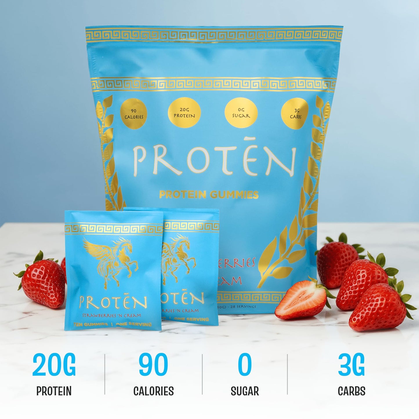 PROTEN Protein Gummies, Pack of 1