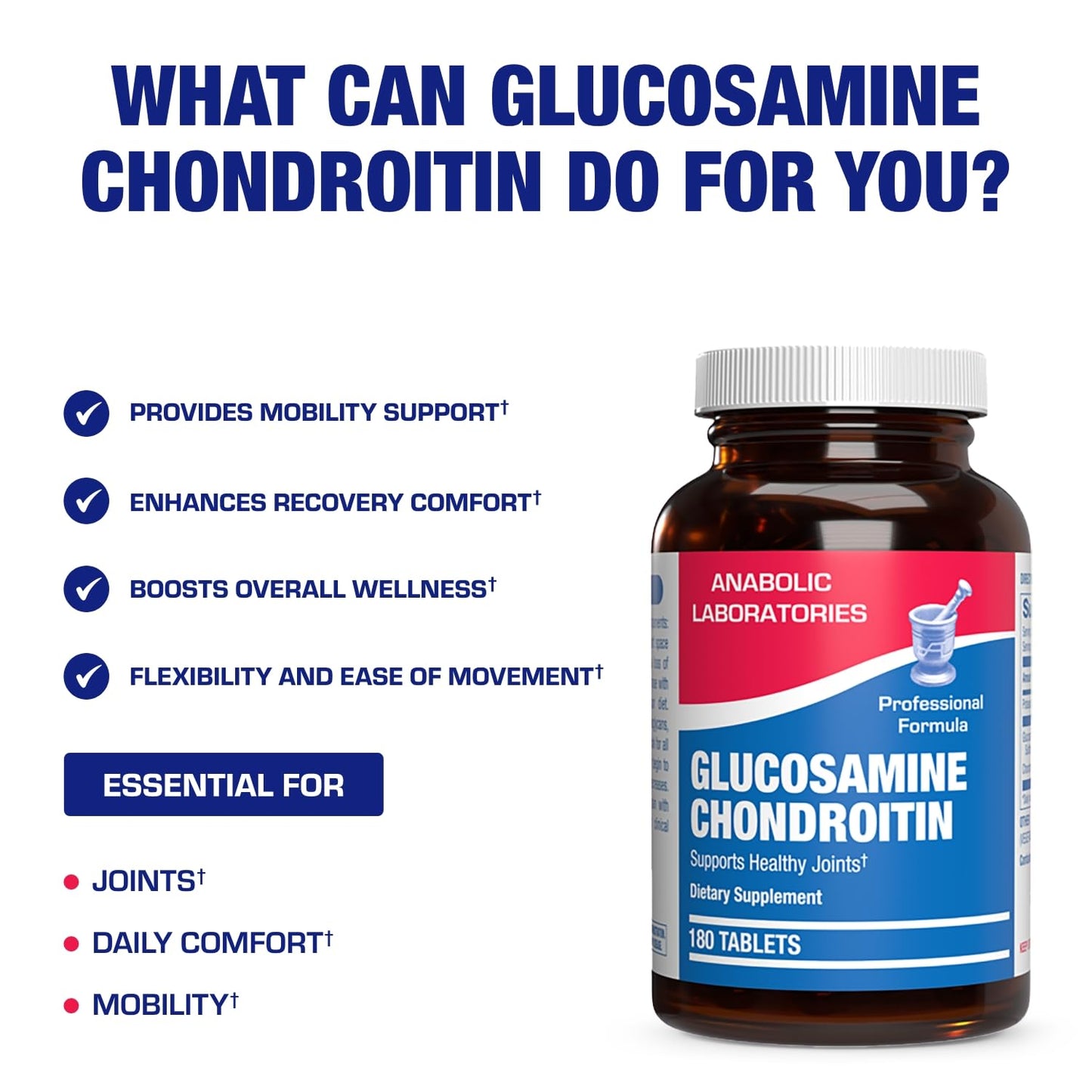 Anabolic Laboratories Glucosamine and Chondroitin Capsule 90 Capsules