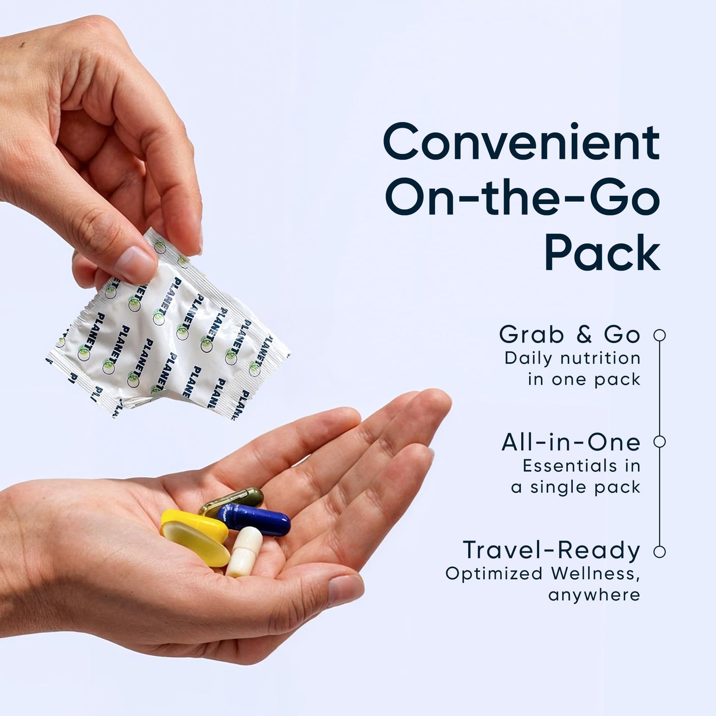 Planet 3 Vitamin Packs 120 Capsules