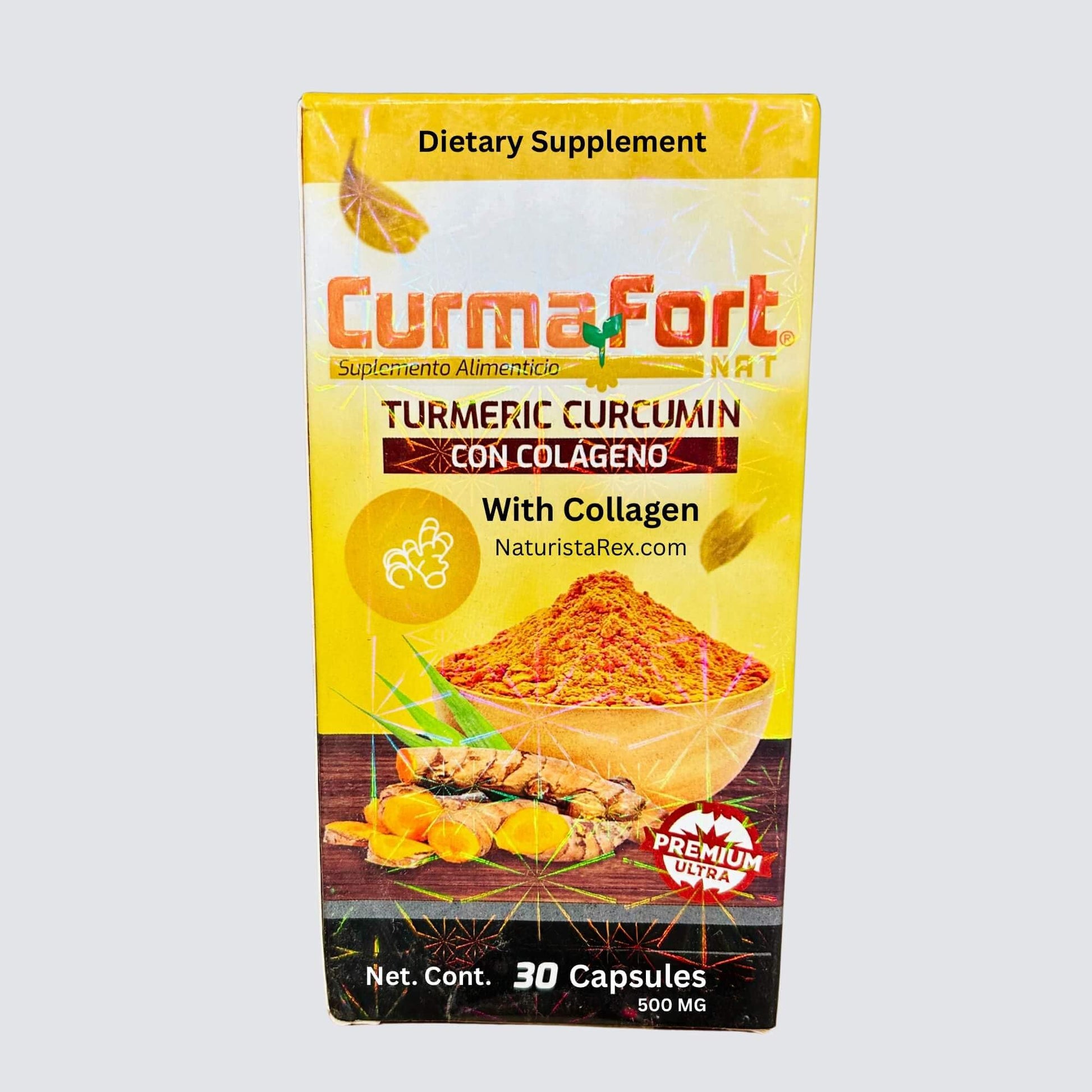 Generic CurmaFort-NAT 500mg Capsule, 30 Count