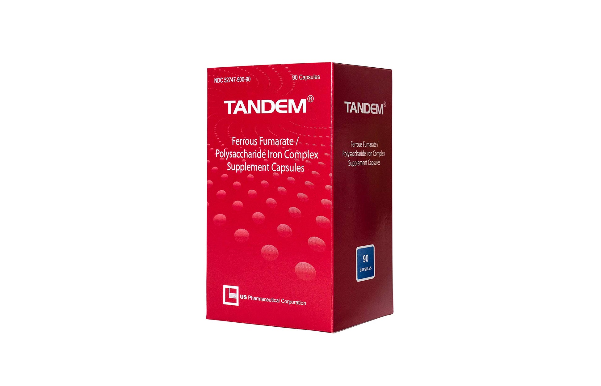 Tandem Iron 106 mg Elemental Iron Capsules 90 Count