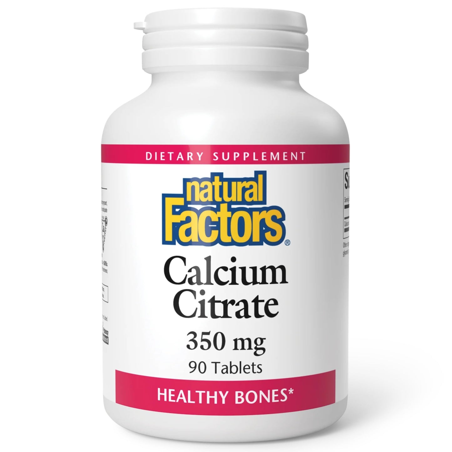 Natural Factors Calcium Citrate Tablet 90 Tablets