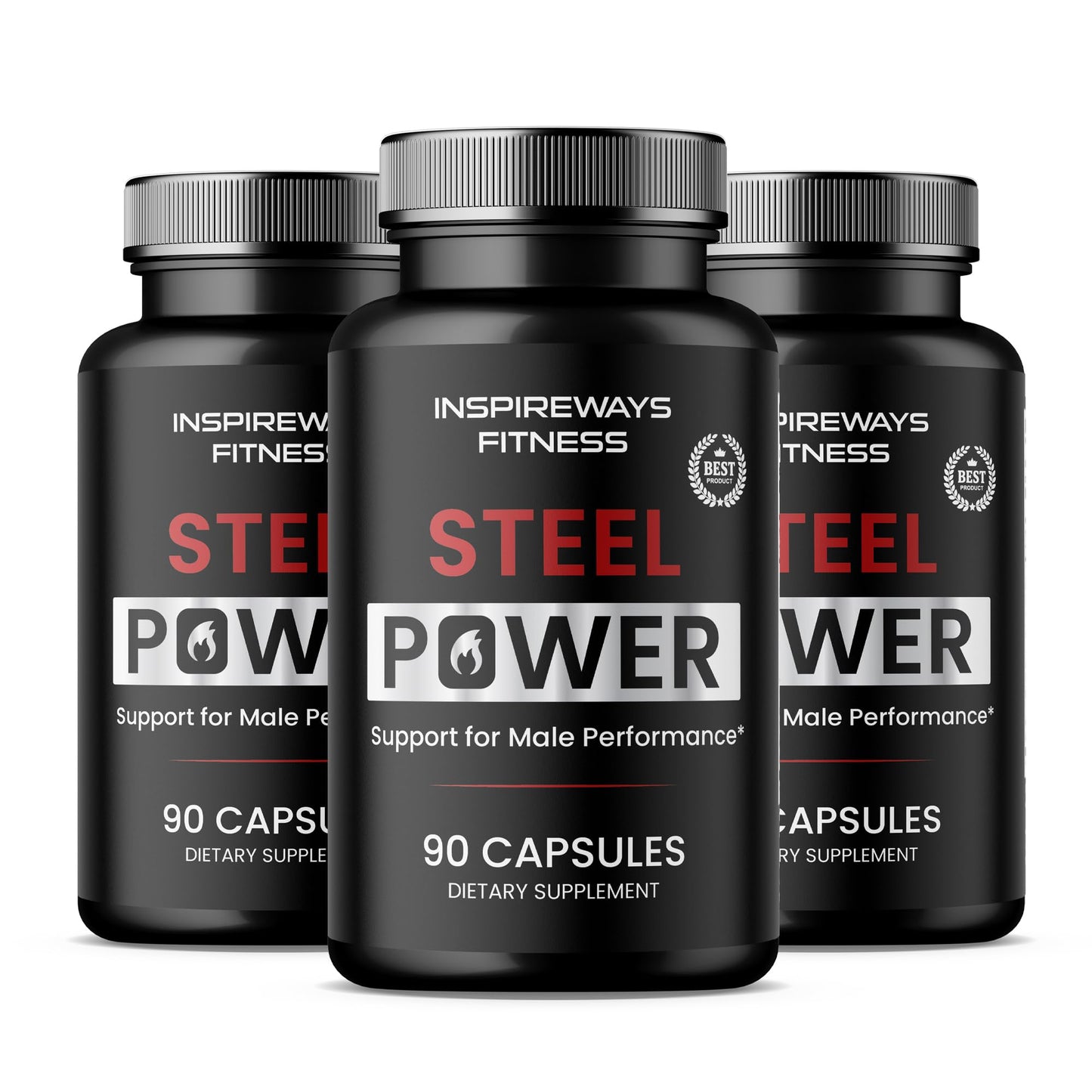 Fitness InspireWays Steel Power Support Pills Capsule 270 Capsules