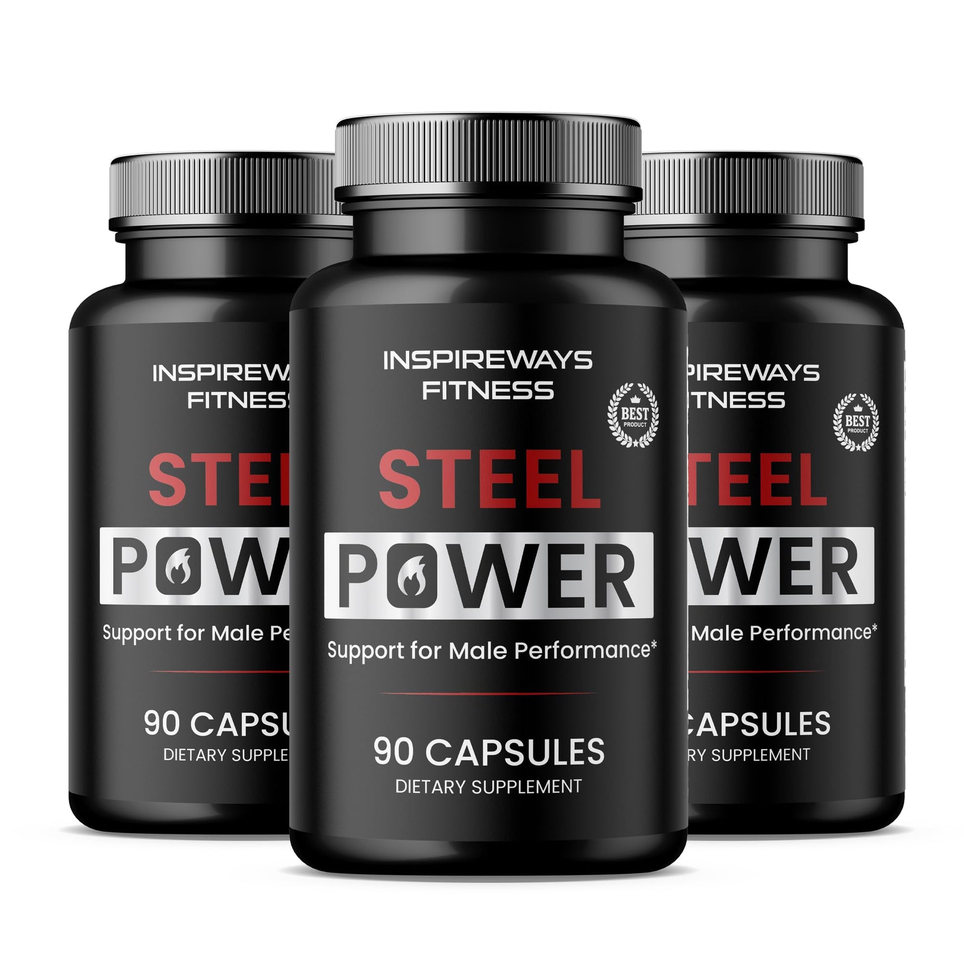 Fitness InspireWays Steel Power Support Pills Capsule 270 Capsules