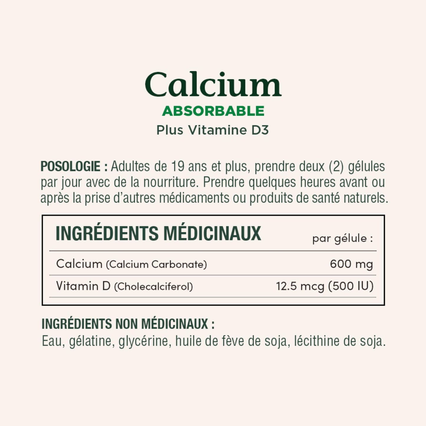 Nature's Bounty Absorbable Calcium 1200mg plus Vitamin D3 1000IU Softgels, 200 Count