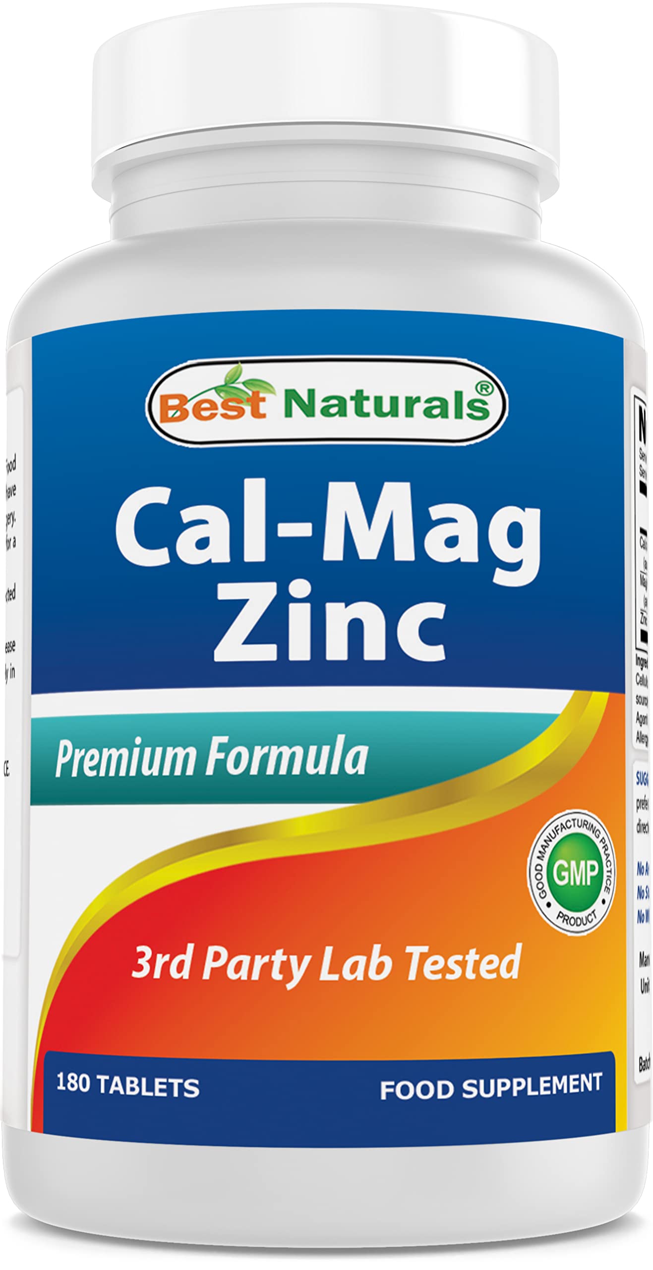 Best Naturals CAL MAG ZINC 180 Tablets